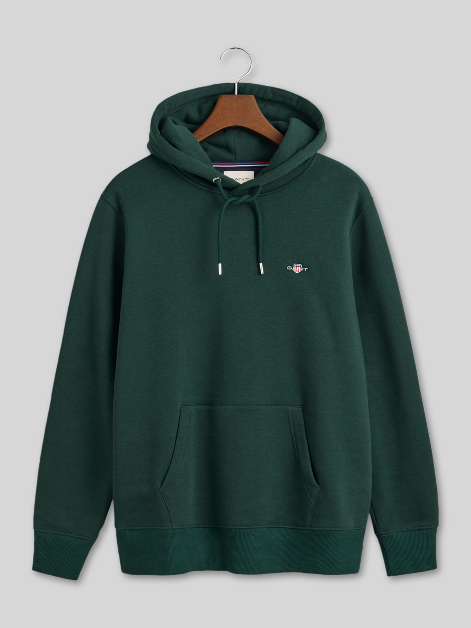 Gant Herren Tartan Grün Shield Hoodie (S) - Bild 2
