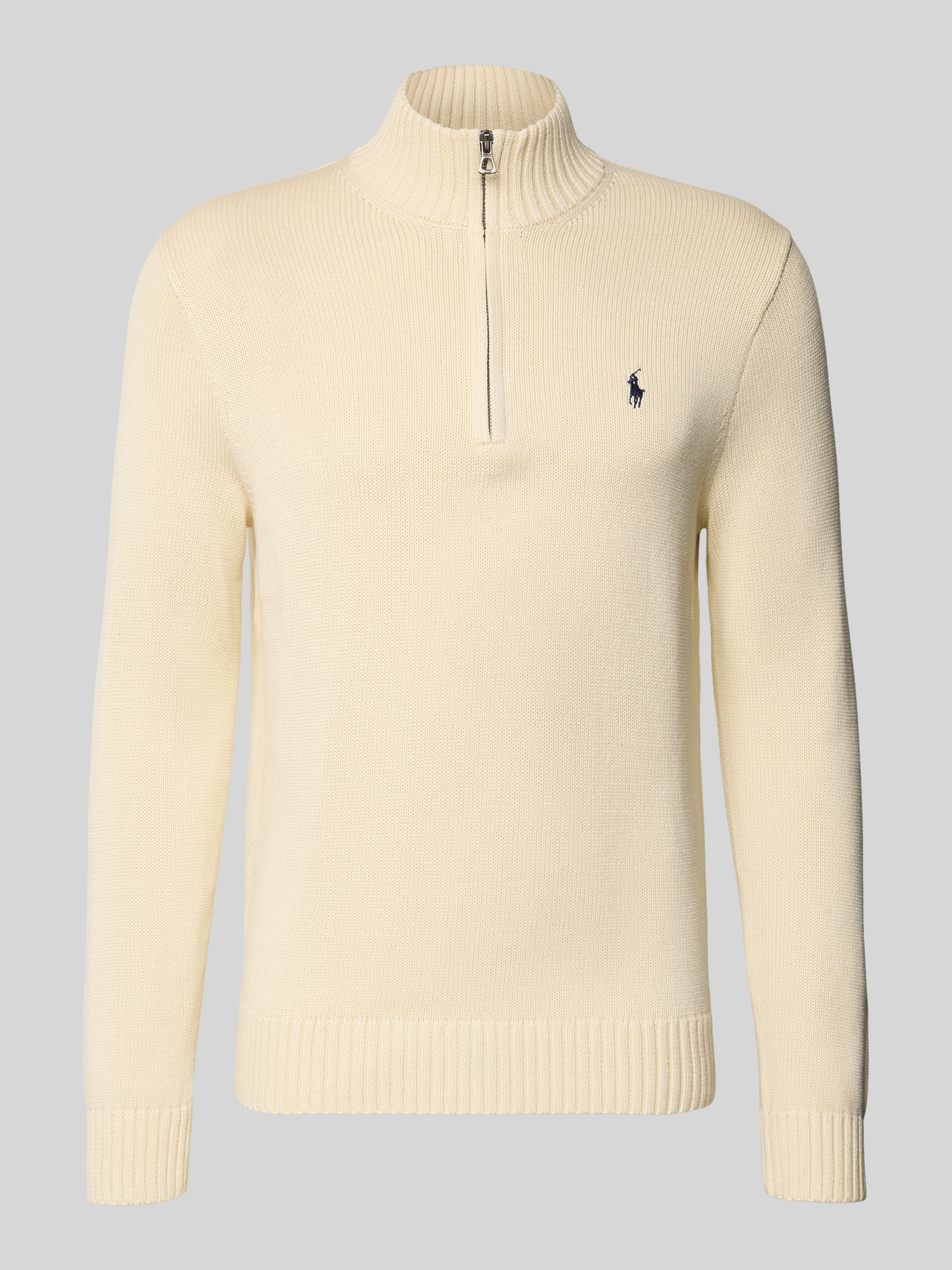 Polo Ralph Lauren Herren Troyer Baumwolle L Offwhite