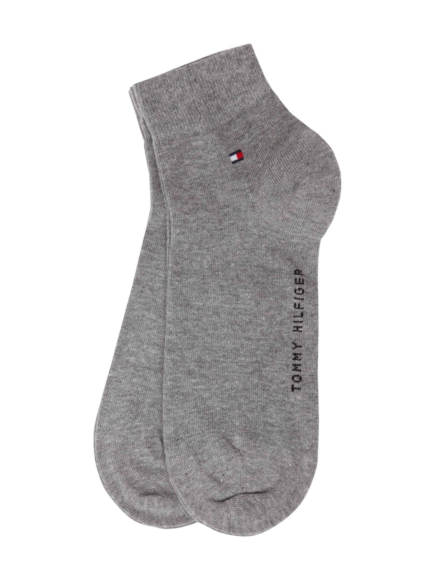 Tommy Hilfiger Herren Grau 2P Men Quarter Sock Gr 47/49 - Bild 6