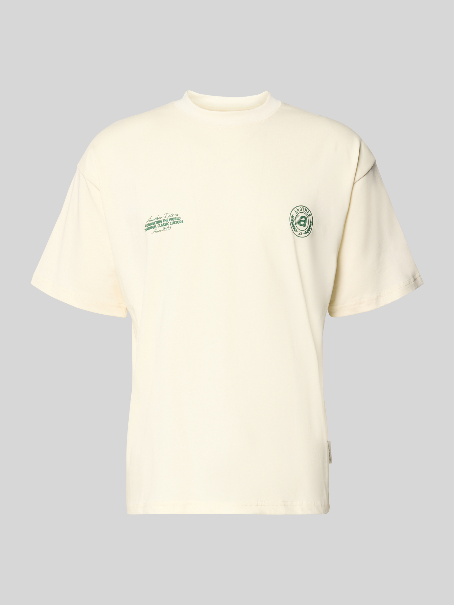 ANOTHER COTTON LAB Herren T-Shirt Rundhalsausschnitt Weiss S