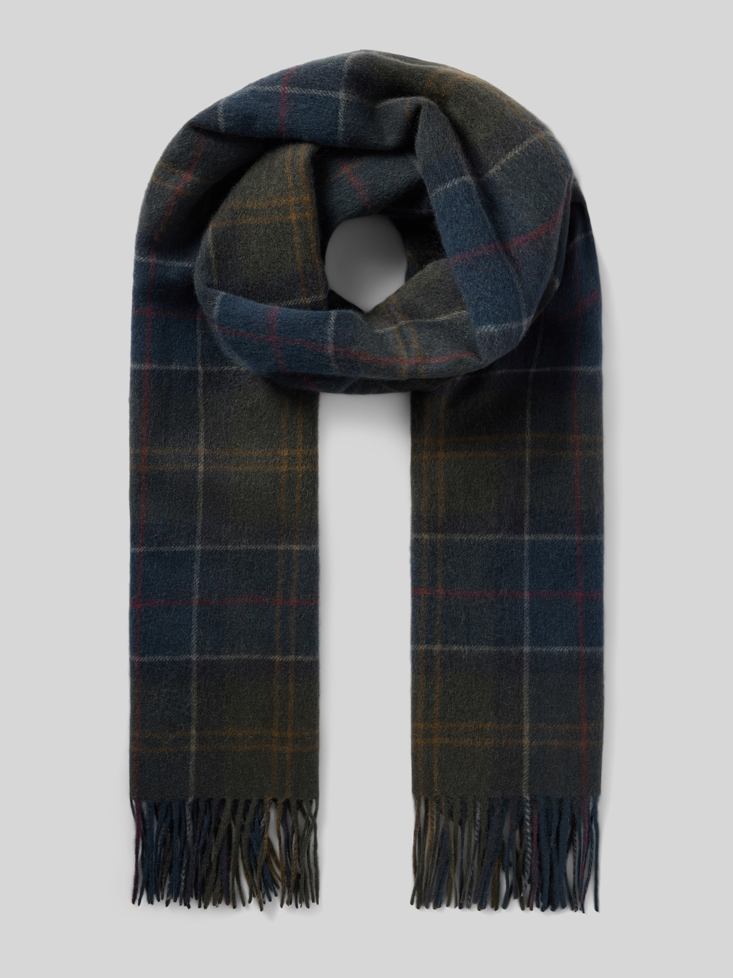 Barbour Braden Tartan Woll Schal - Bild 2