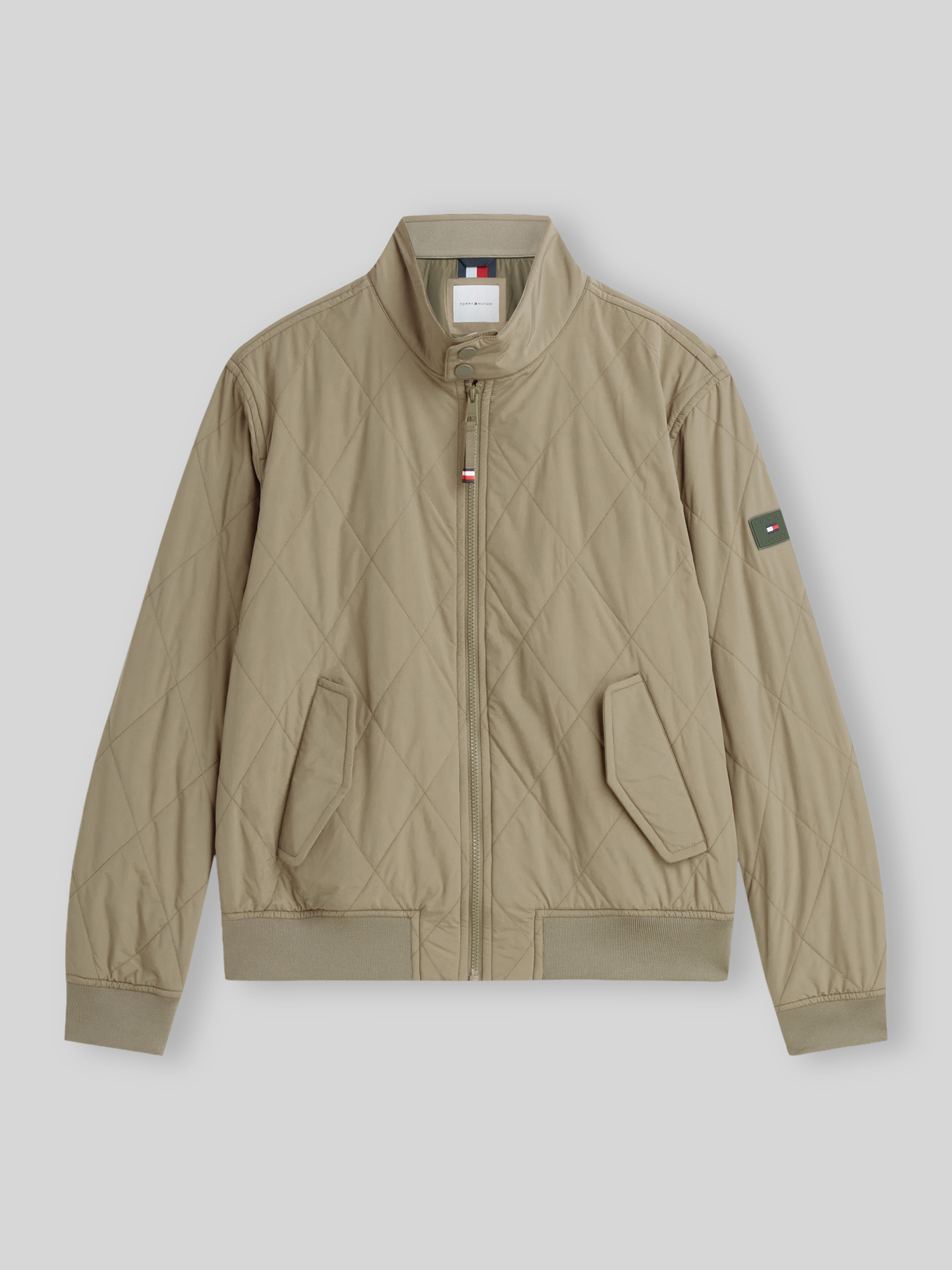 Tommy Hilfiger - Herren - Steppjacke - L - Oliv