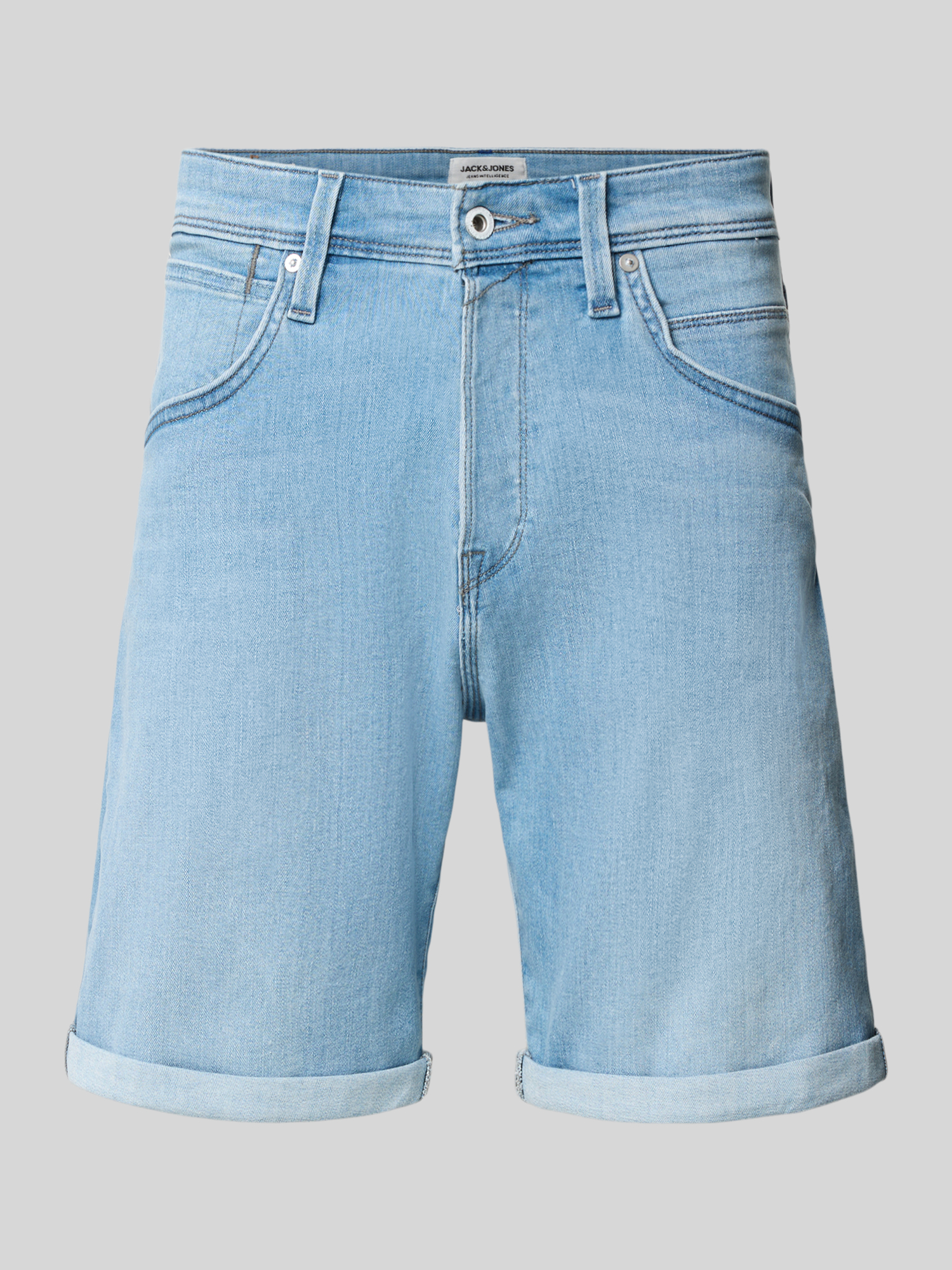 Jack & Jones Herren Jeans-Shorts Regular Fit L Hellblau