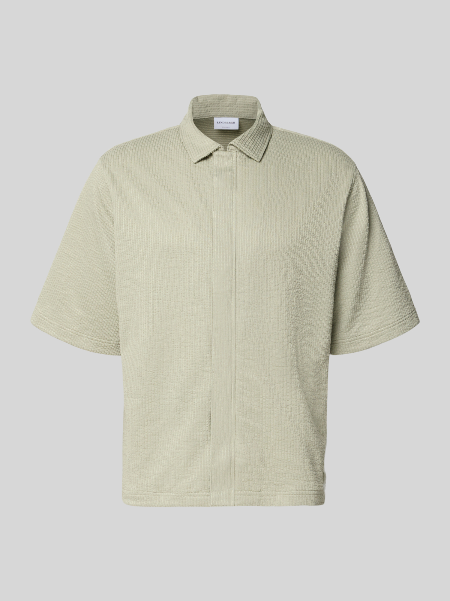 Lindbergh Herren Freizeithemd Oliv Gr. XL