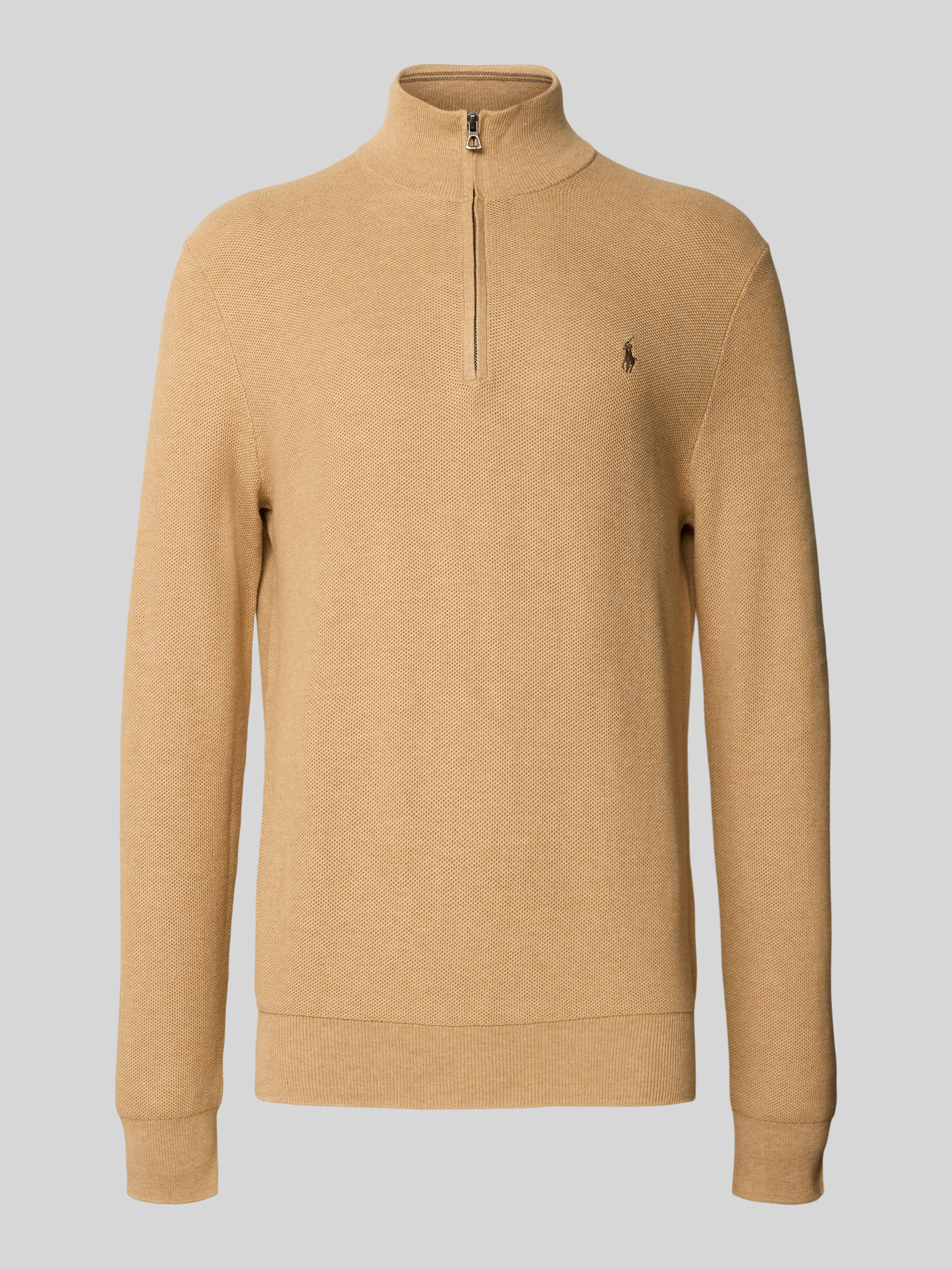 Polo Ralph Lauren Herren Troyer S Camel Melange Baumwolle