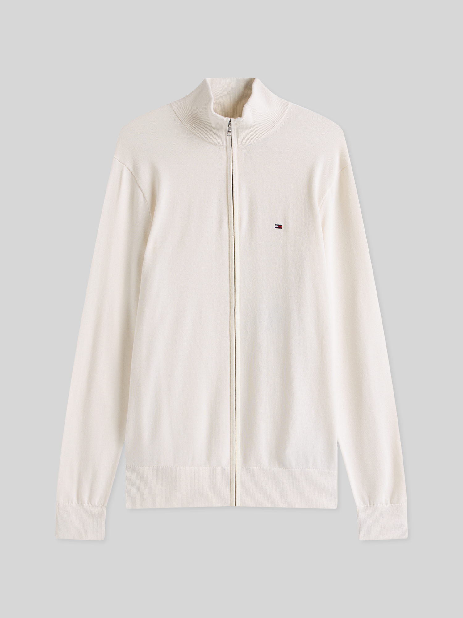 Tommy Hilfiger - Herren - Strickjacke - Regular Fit - Beige - S