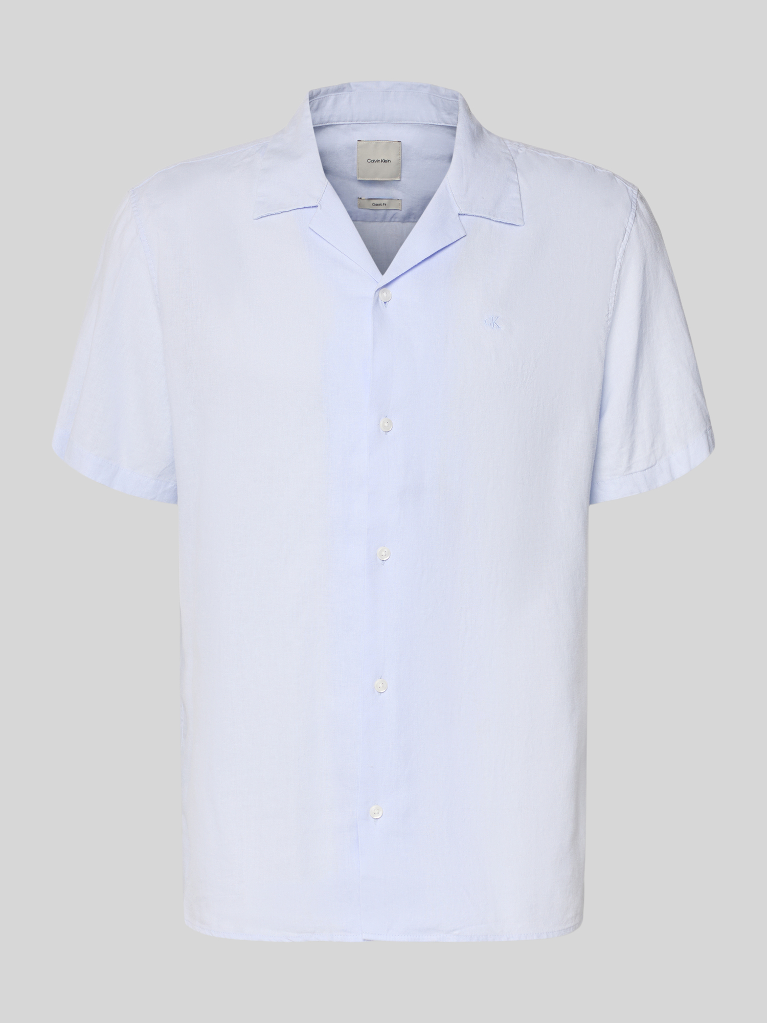 CK Calvin Klein - Hemd - Leinen-Lyocell-Mix - Sky - S