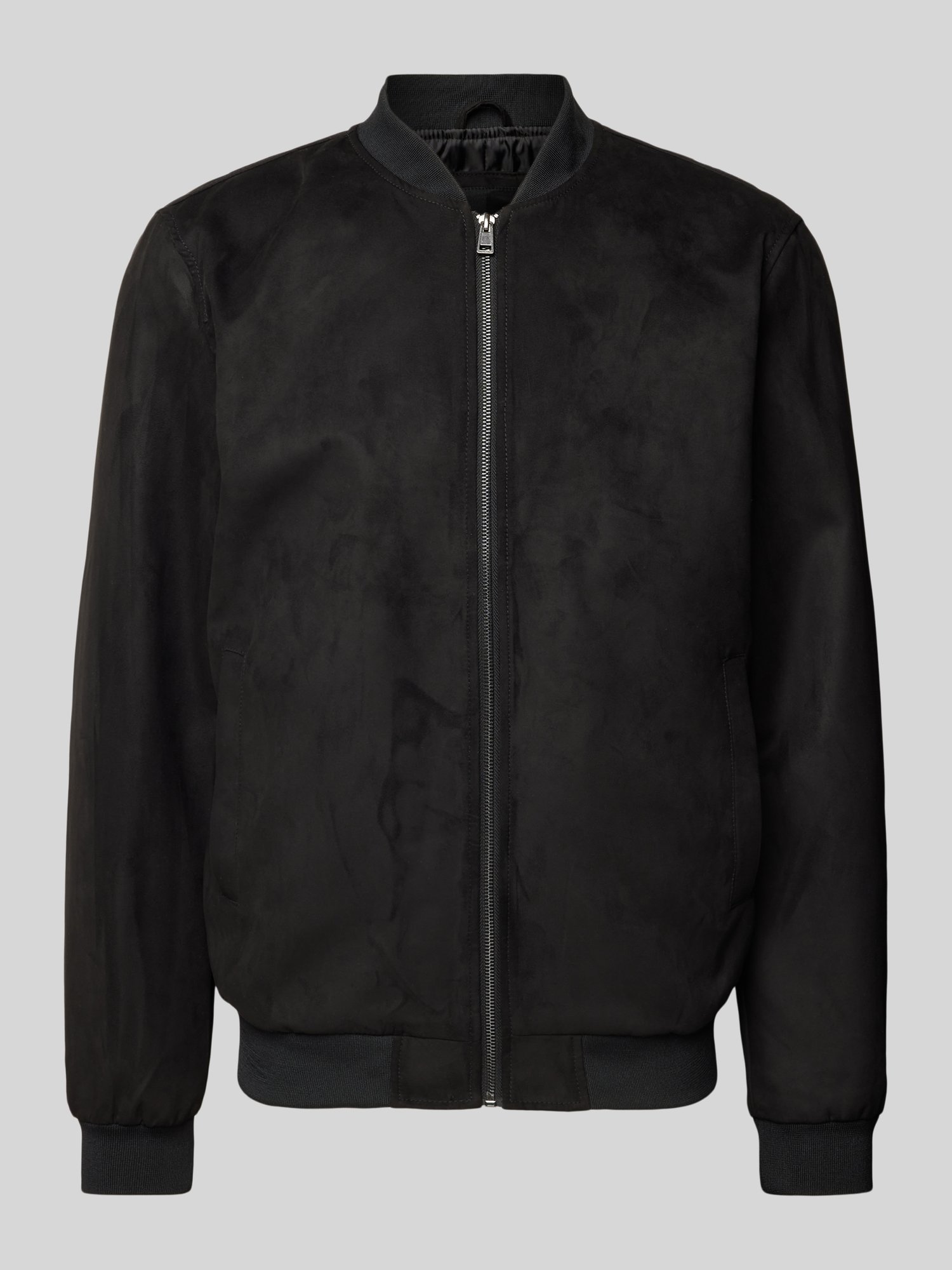 Only & Sons Herren Leder Blouson Schwarz Gr. M