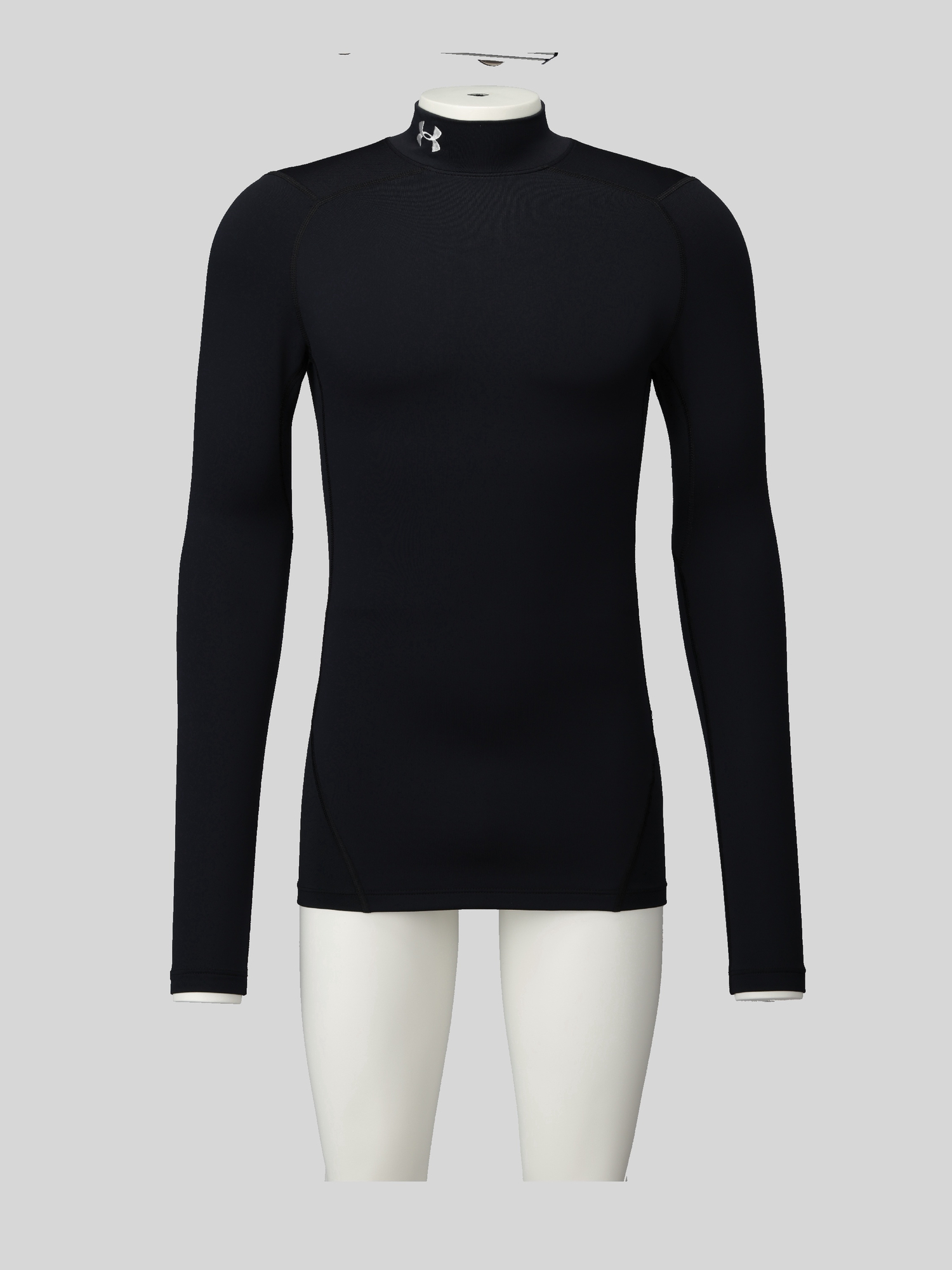 Under Armour Herren Schwarz Taillierte Weste Mit Hohem Halsausschnitt Coldgear® - Image 8