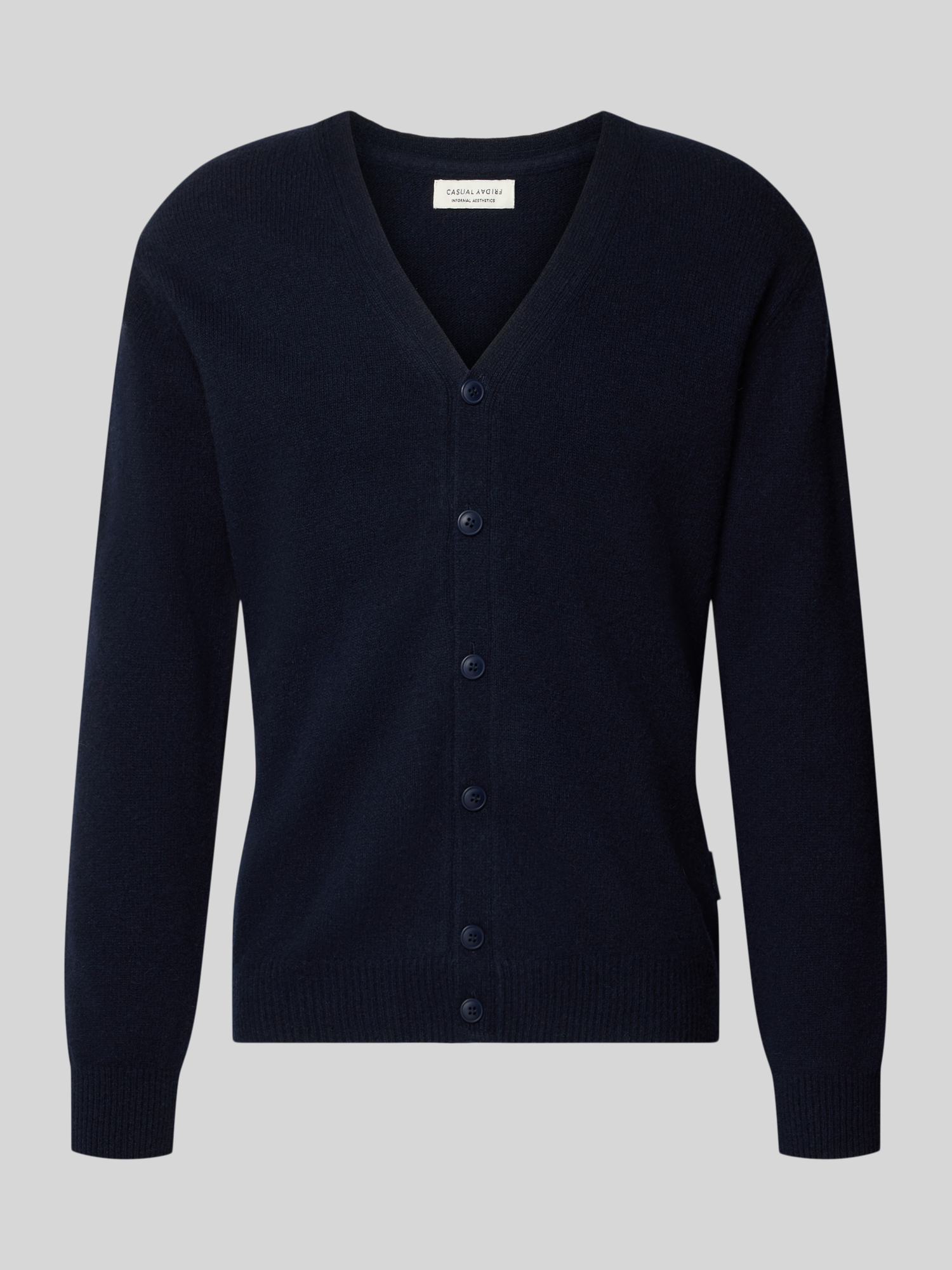 Casual Friday Herren Strickjacken & Cardigans Blau Gr. Mittel - Bild 5