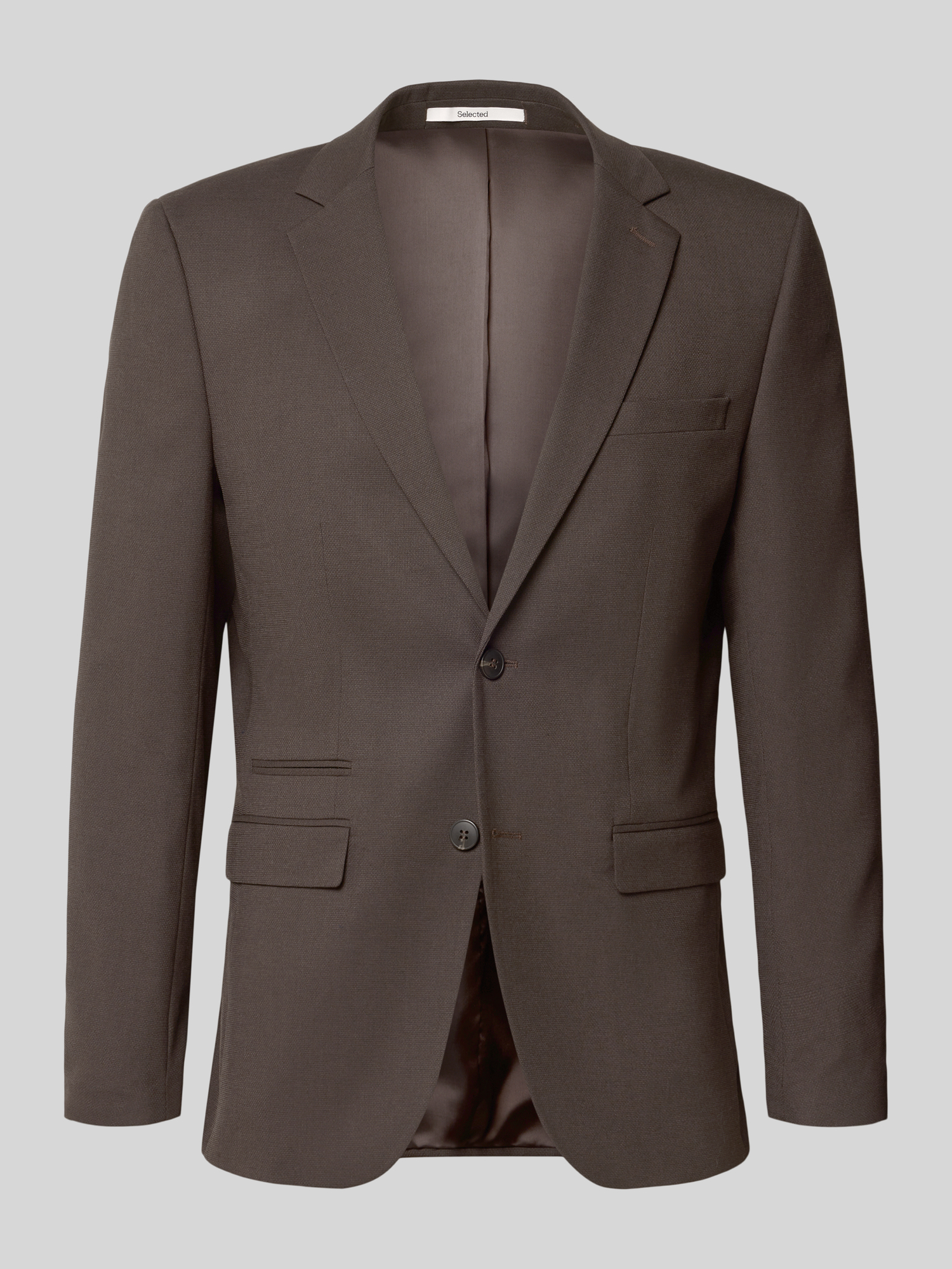 Selected Homme - Herren - Sakko - SLIM-NEIL - Dunkelbraun - Größe 48