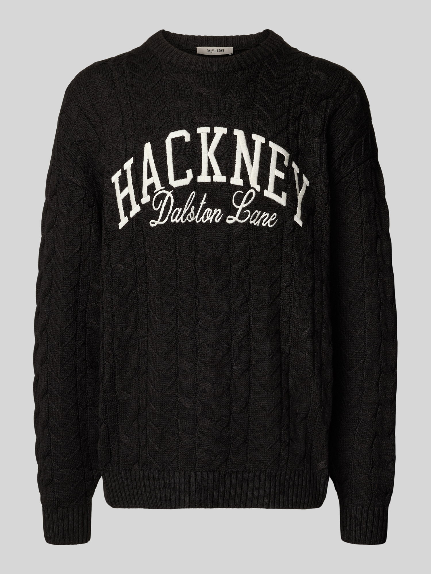 Only & Sons Pullover - Herren - Schwarz - Gr. XL