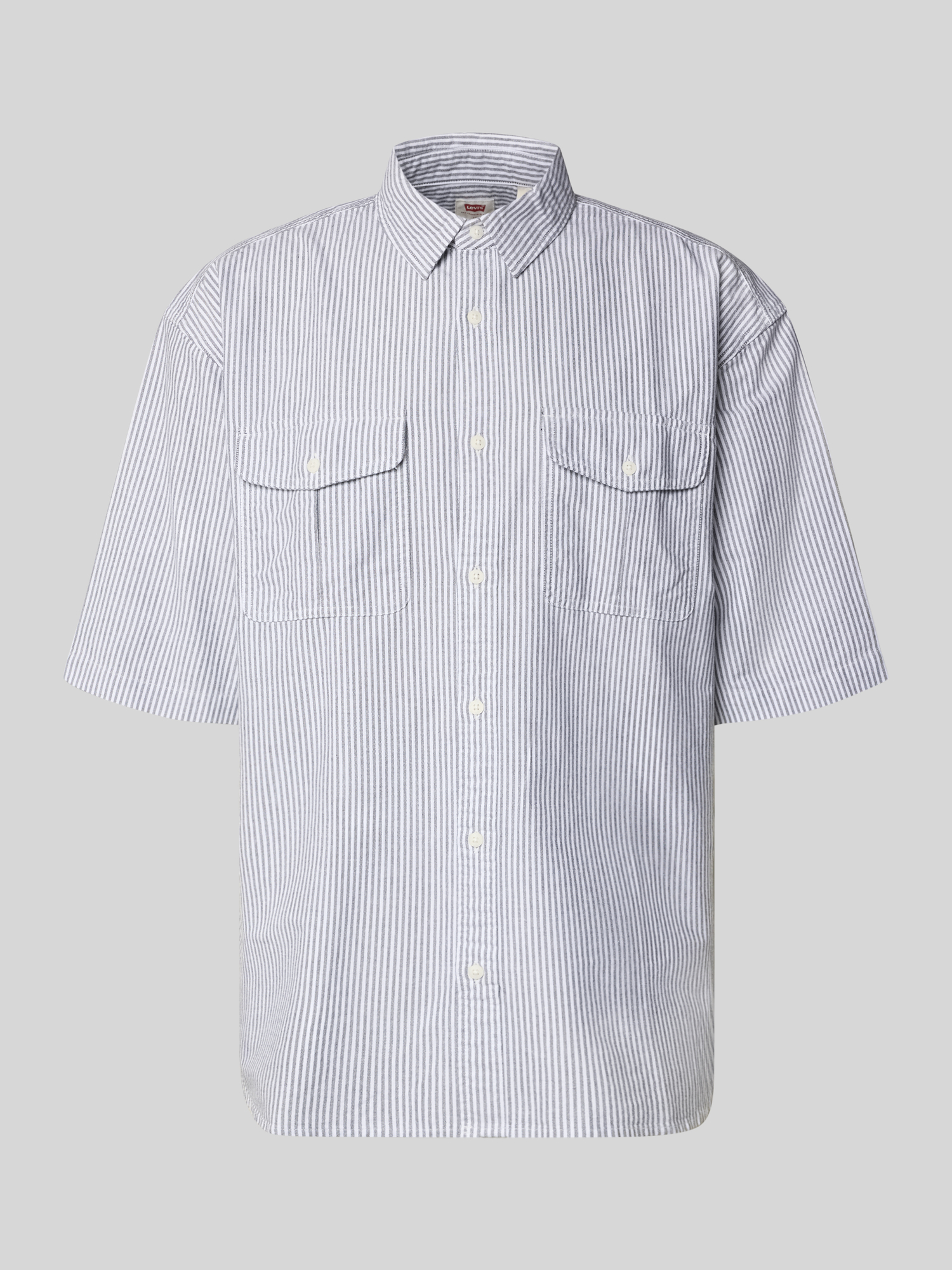 Levi's® Herren Hemd Lässig Baumwolle Grau XL