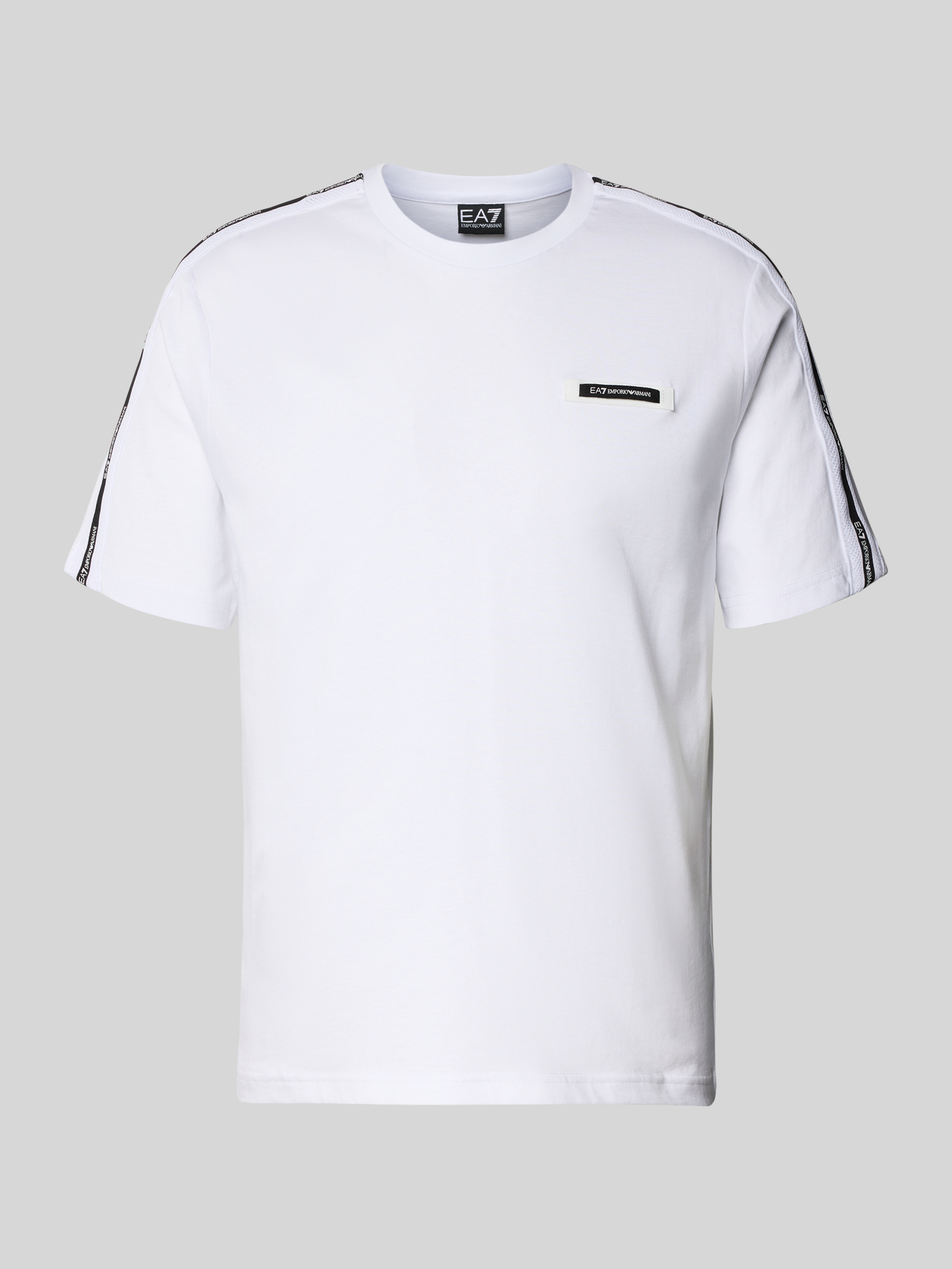 EA7 Emporio Armani Herren T-Shirt Baumwolle Weiss Grösse XL