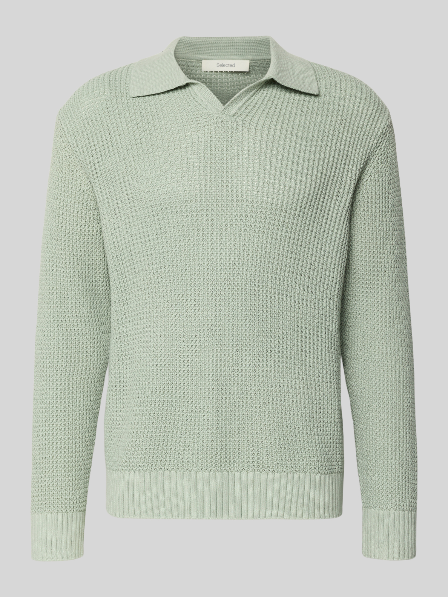 Selected Homme - Pullover - Baumwolle - Dunkelgrün - XL
