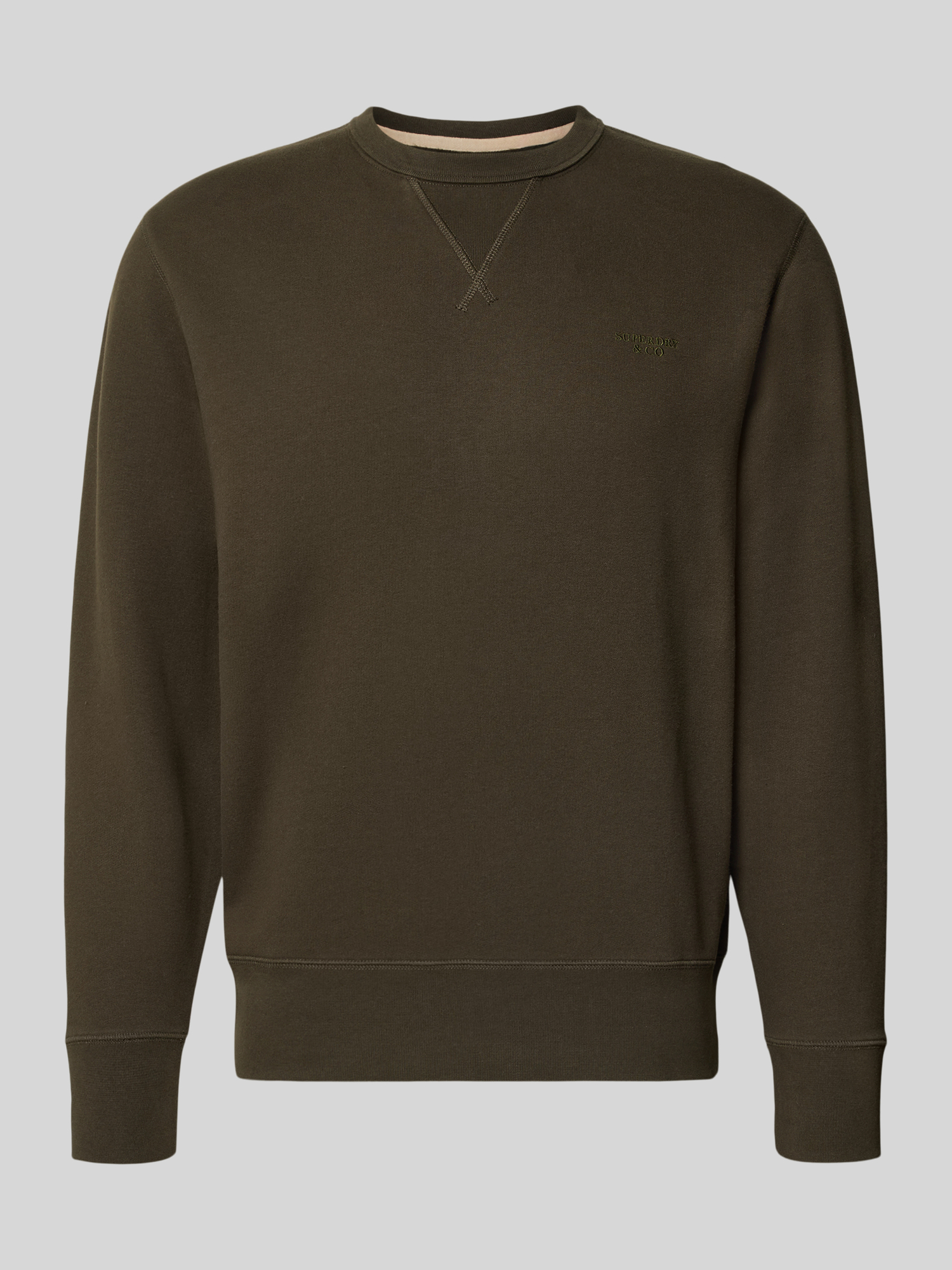 Superdry Vert Sweatshirt Mit Logo Essential Stacked - Bild 2