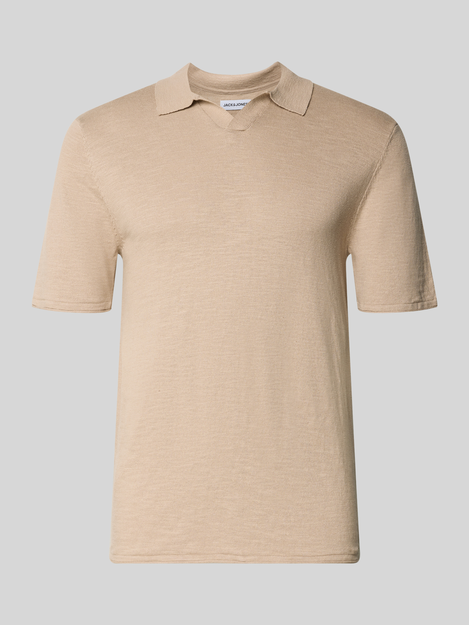 Jack & Jones Herren Poloshirt - Baumwolle - Sand - XXL