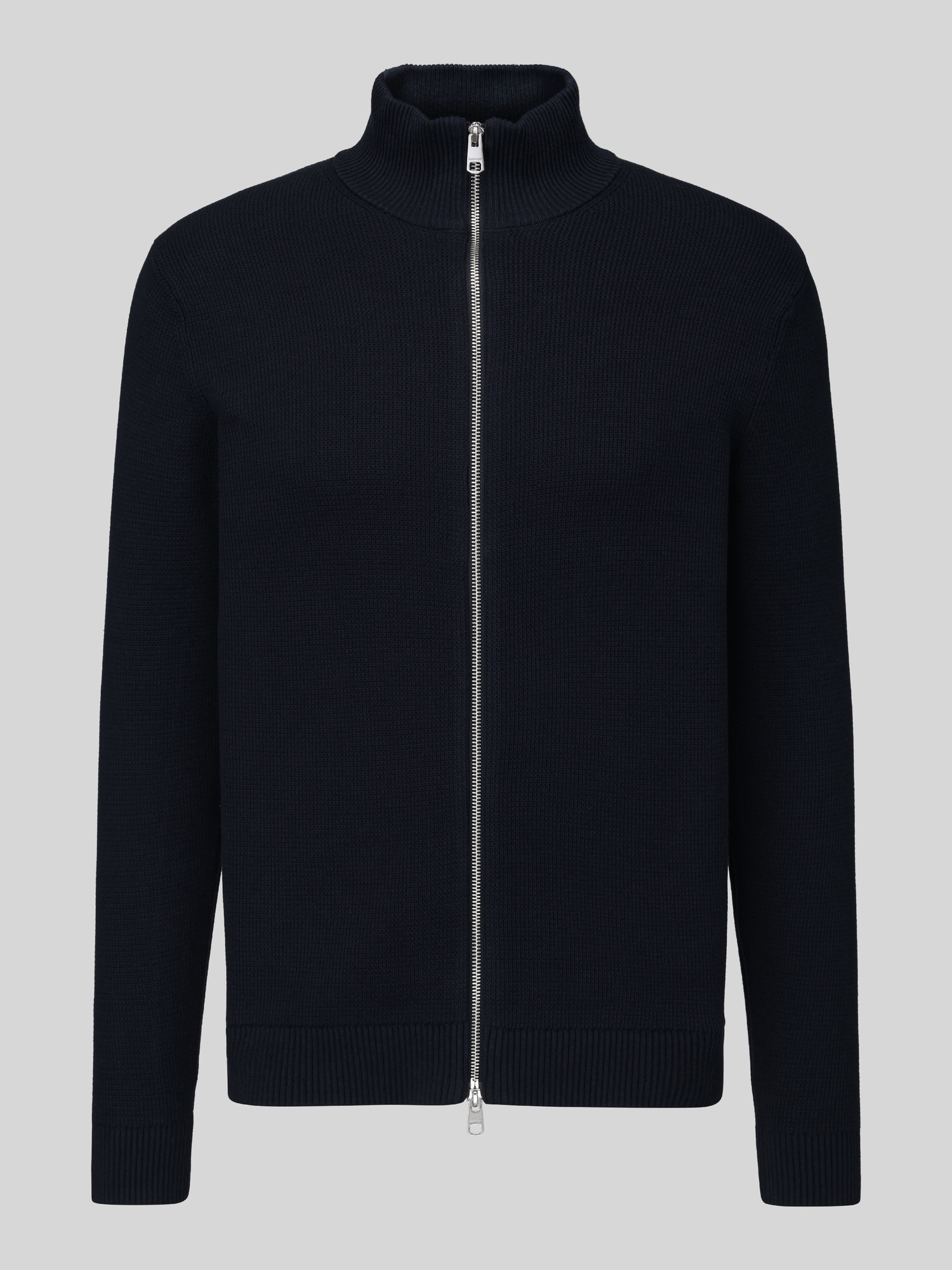 Selected Men - Slmdane Ls Knit Reg Struc Full Zip Noos Sky Captain - Gr. - M - Bild 4