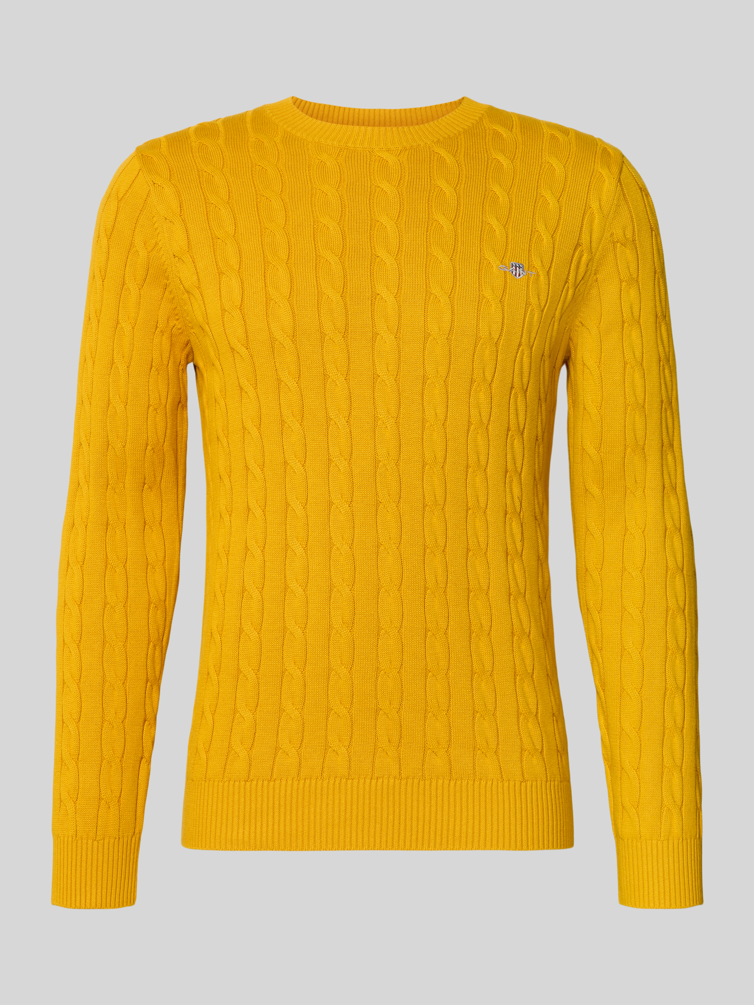 Gant Herren Dunkel Gelb Pullover, Gelb, Gr. M
