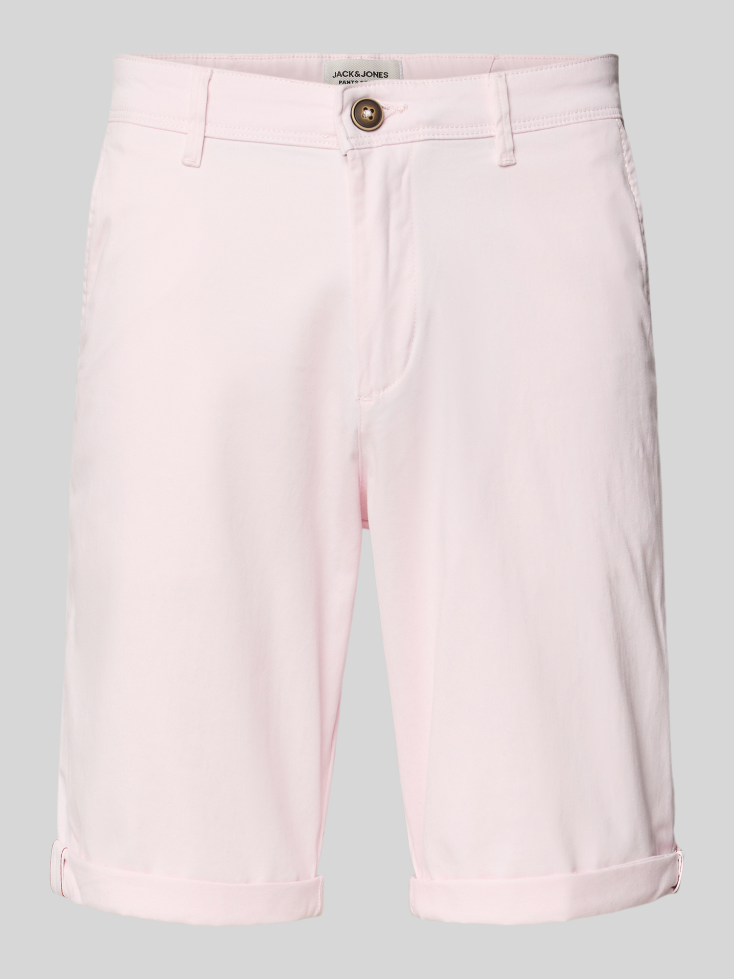 Jack & Jones - Herren Shorts - Baumwoll-Mix - Gr. M - Hellrosa
