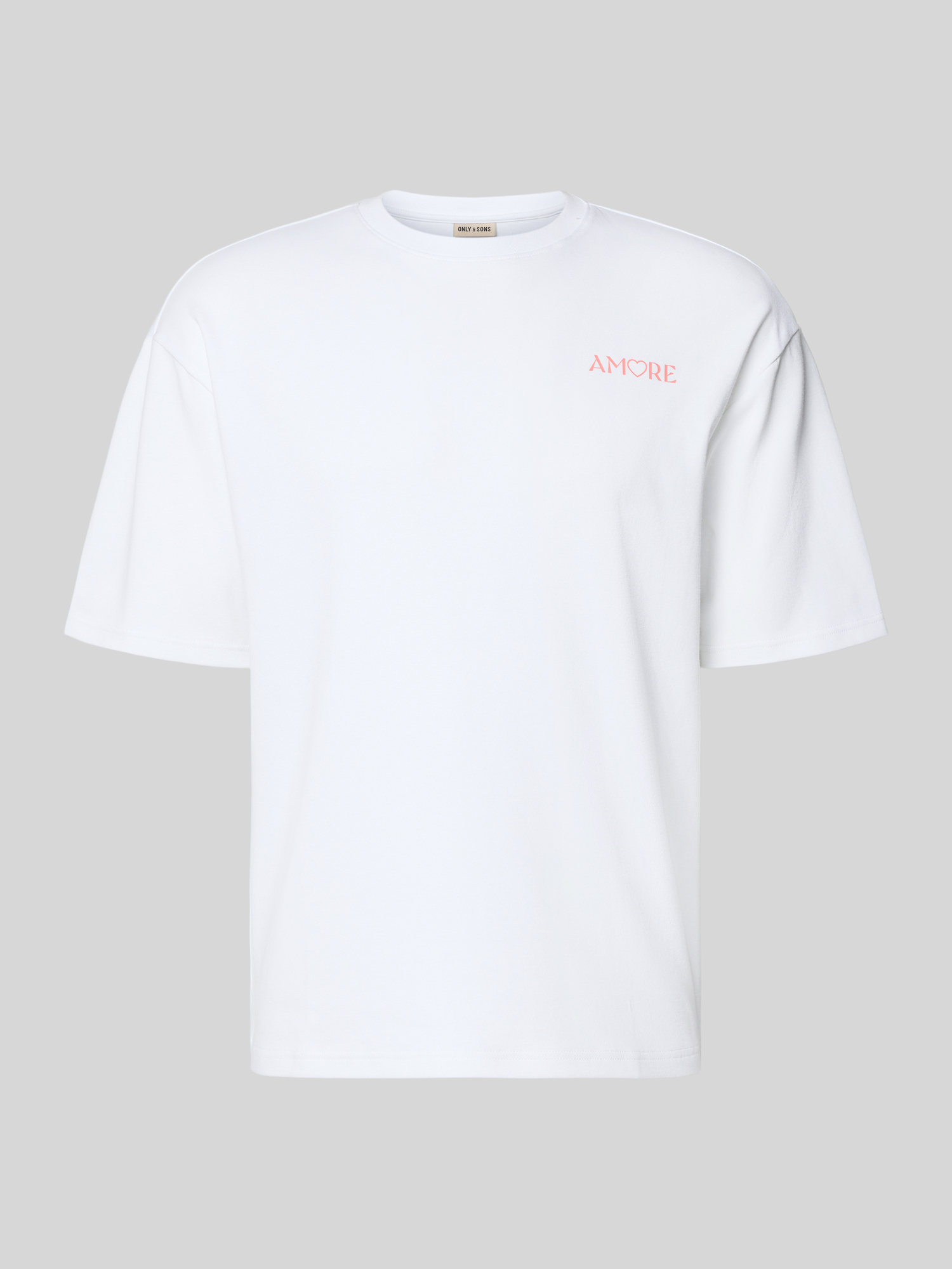 Only & Sons Herren T-Shirt Gr. L - Weiß