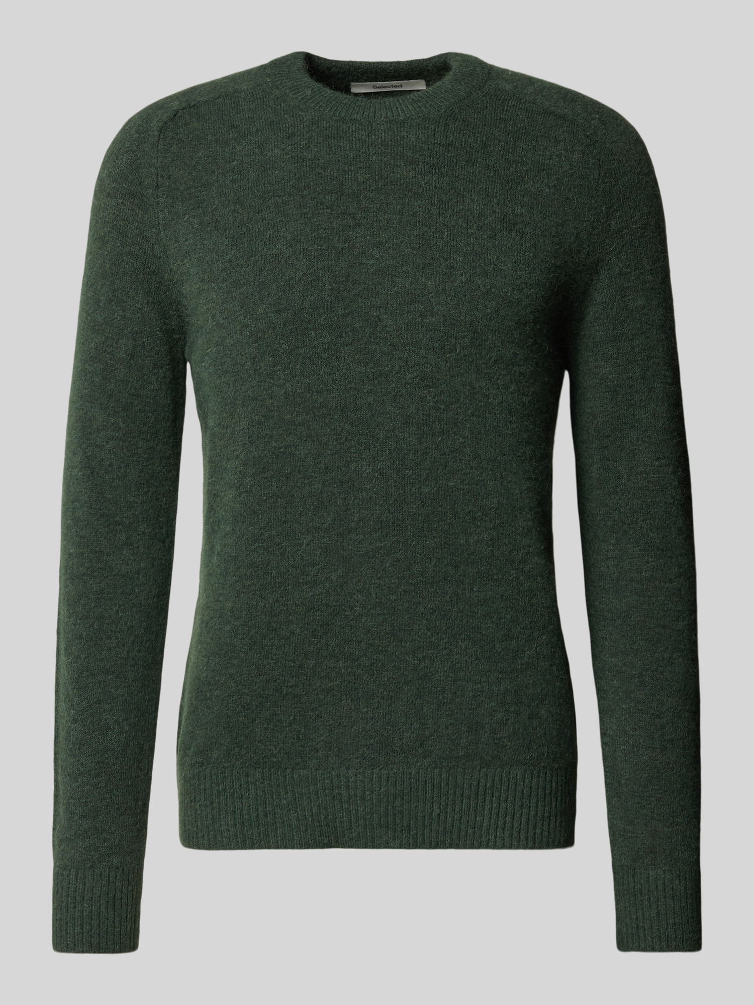 Selected Homme - Pullover Herren - Alpaka - Dunkelgrün - L