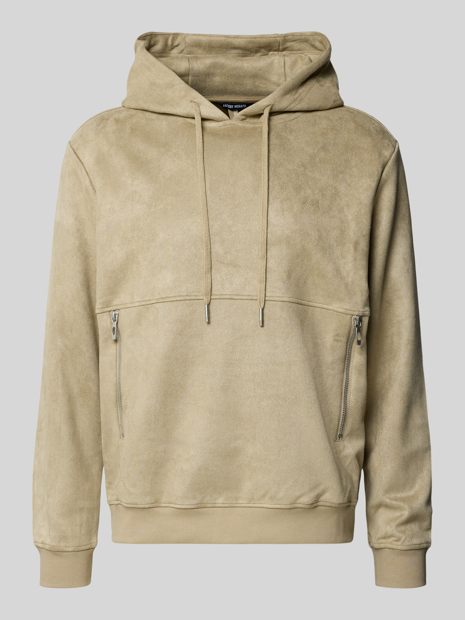Antony Morato Herren Hoodie Regular Fit Stretch Beige Gr. XL