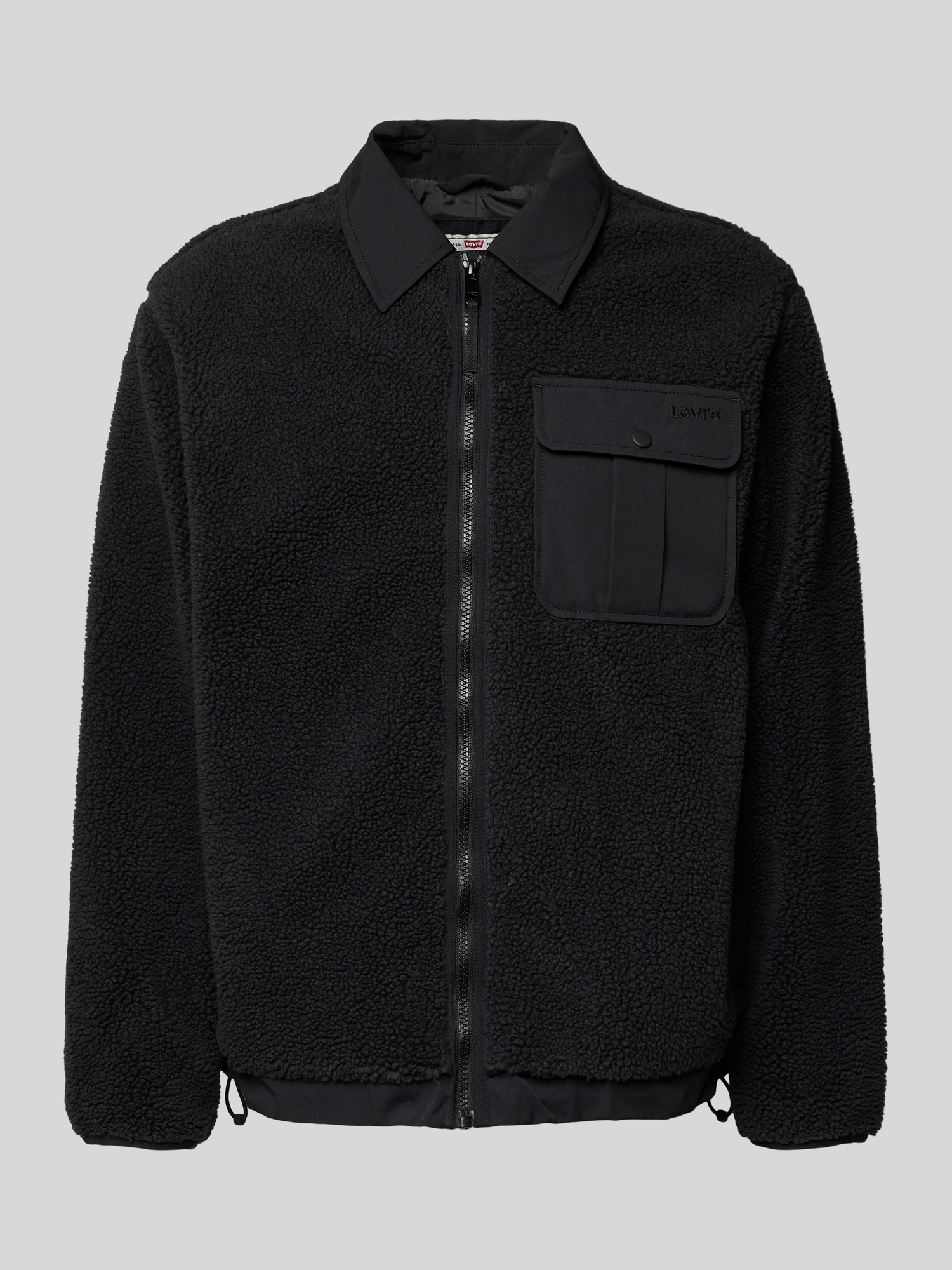 Levi's Herren Grau – Joonie – Sherpa-Jacke In Anthrazit - Bild 2