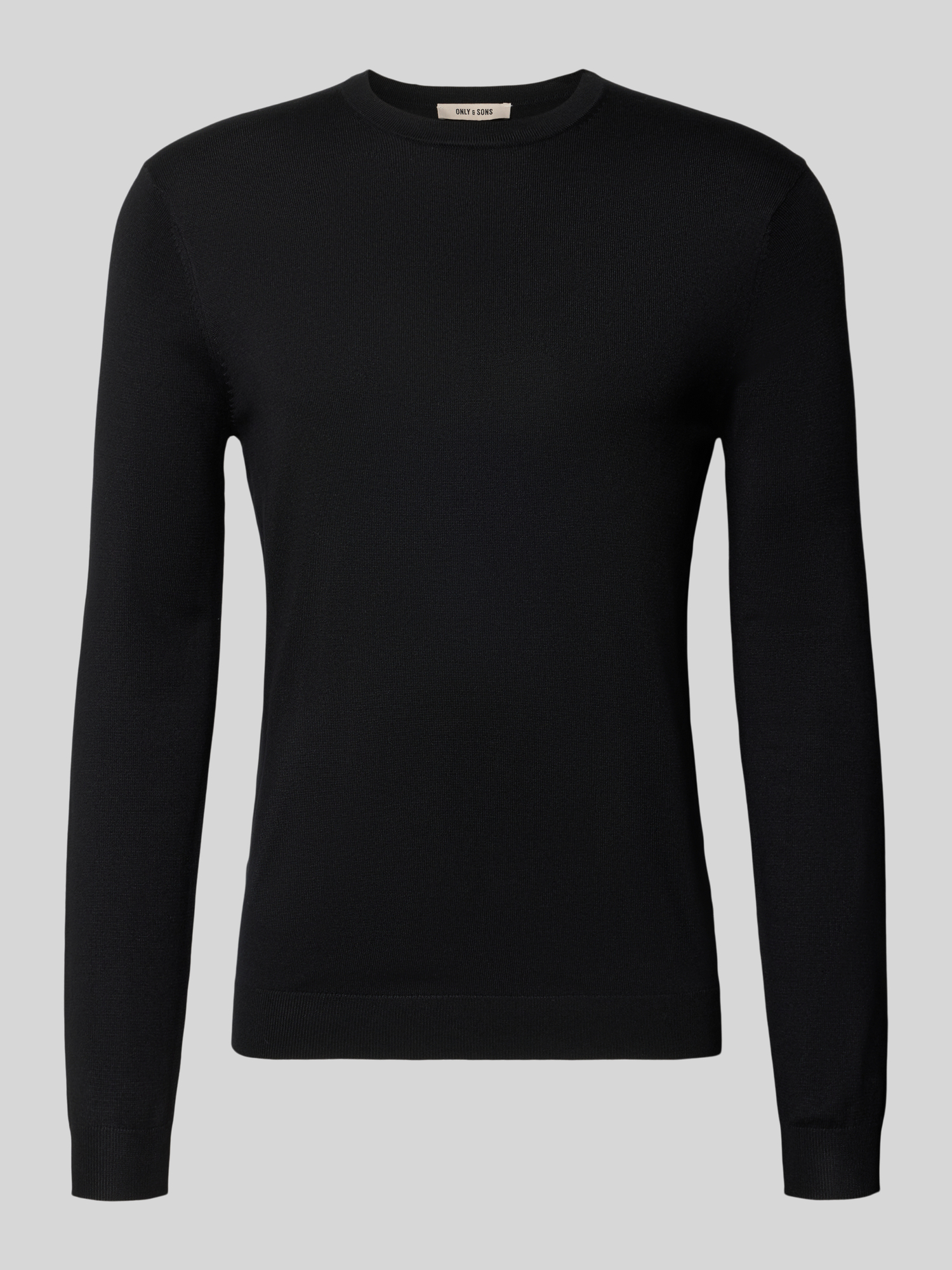 Only & Sons Herren Schwarz – Er Pullover Mit Rundhalsausschnitt - Bild 4