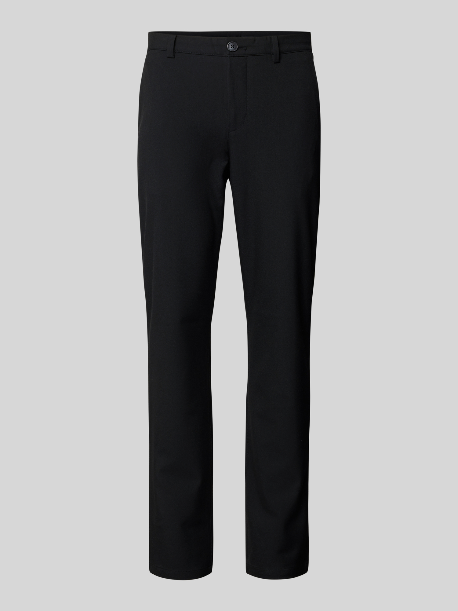 Selected Homme Herren Chino Hose Slim Fit Schwarz 30/34