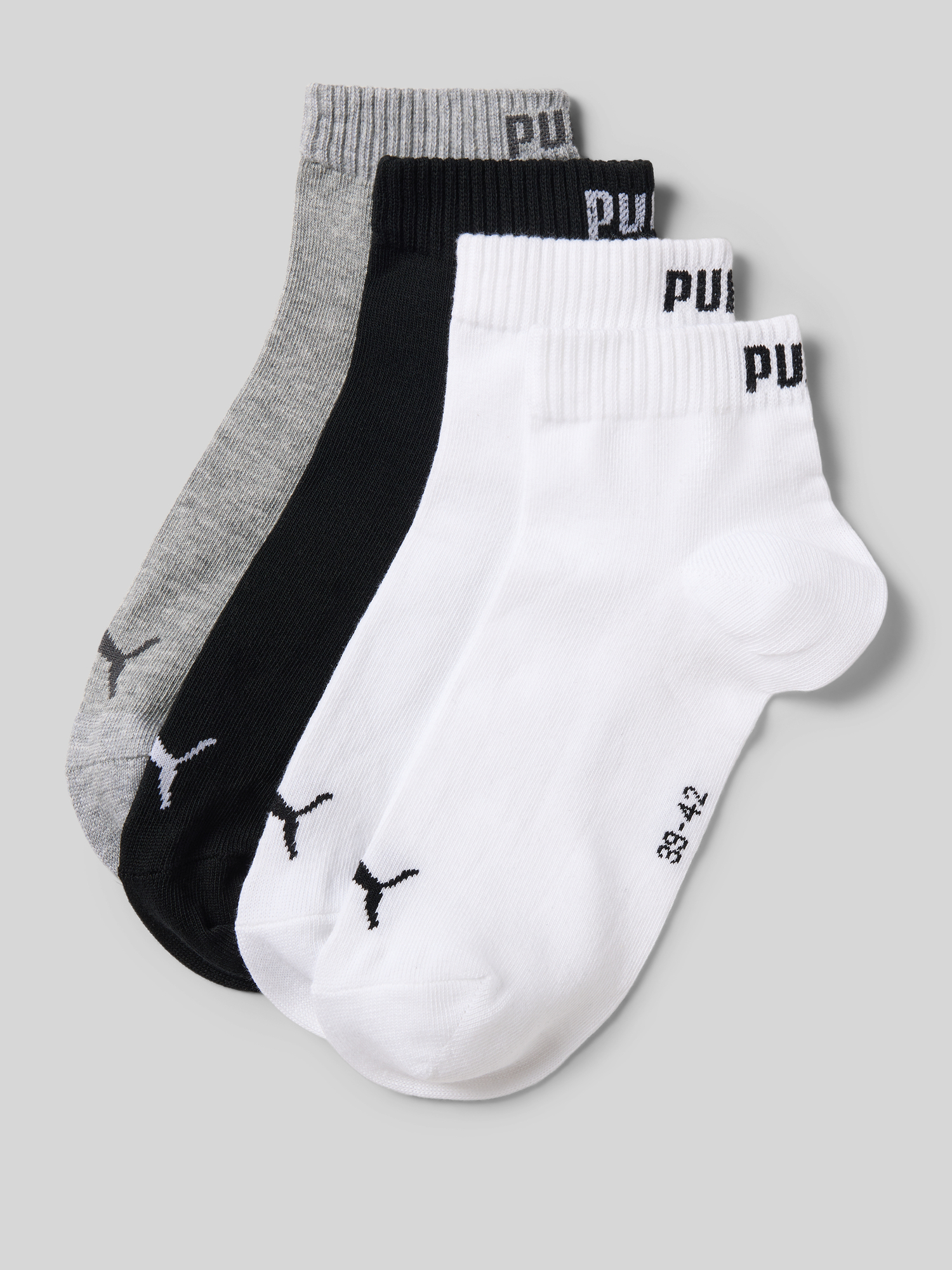 Puma - Herren - Sneakersocken - 43/46 - Hellgrau