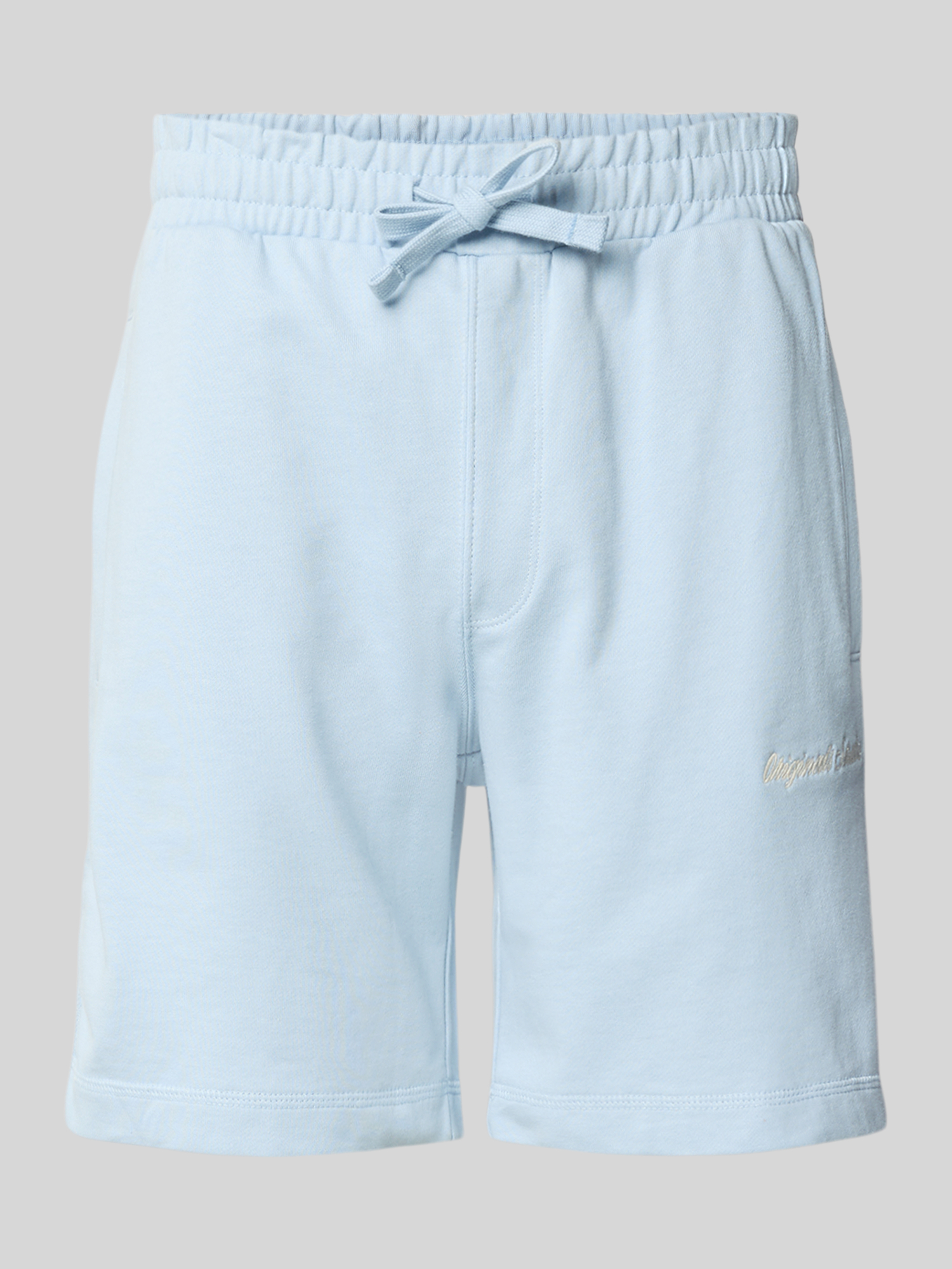 Jack & Jones Herren Sweatshorts Regular Fit Gr. S Hellblau