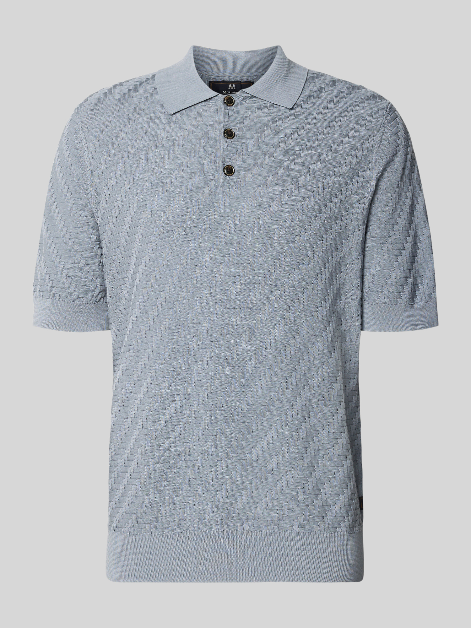 Matinique Herren Hellblau Poloshirts, Blau, Gr. L