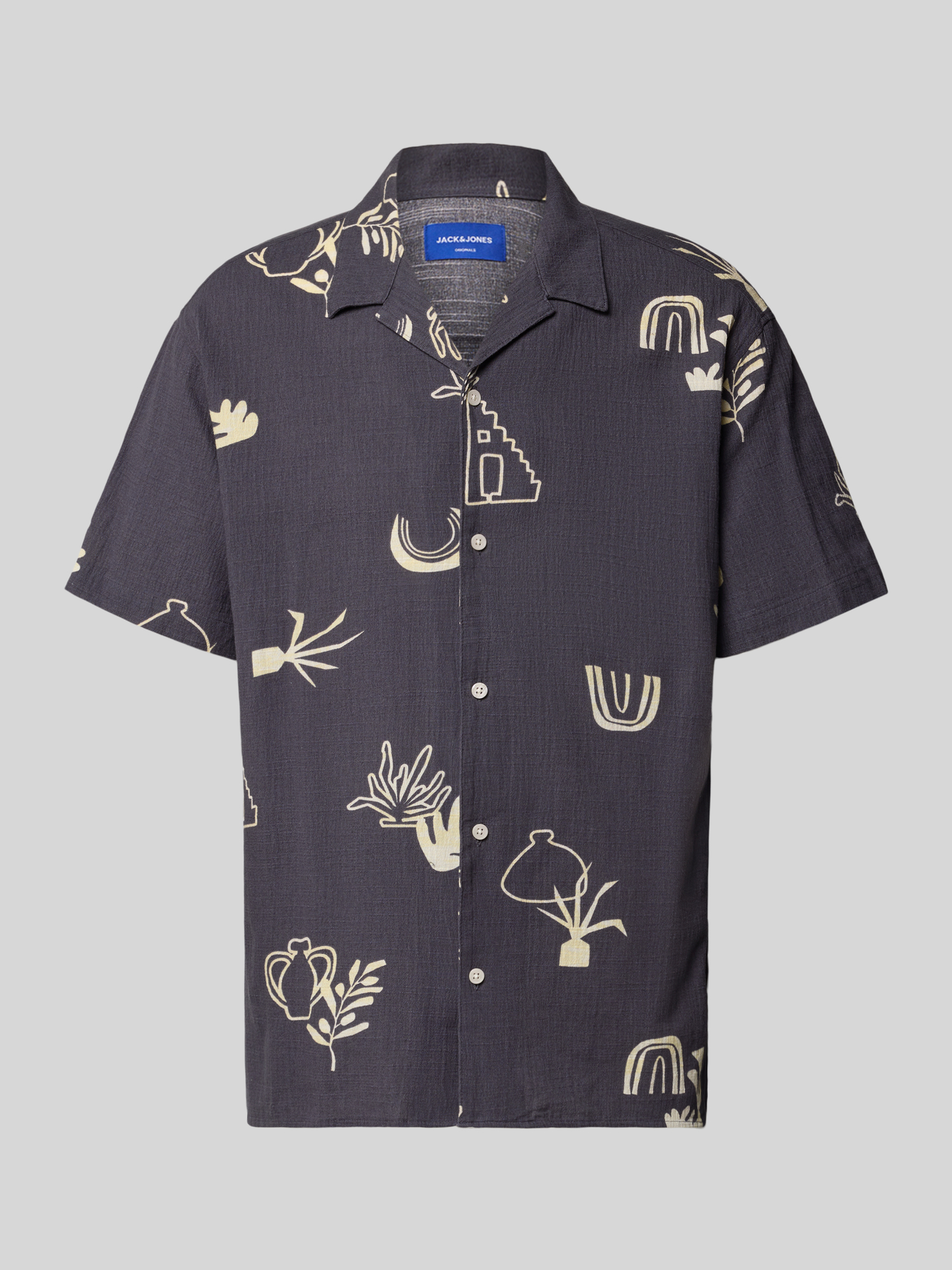 jack & jones - Hemd - Baumwolle - S - Anthrazit