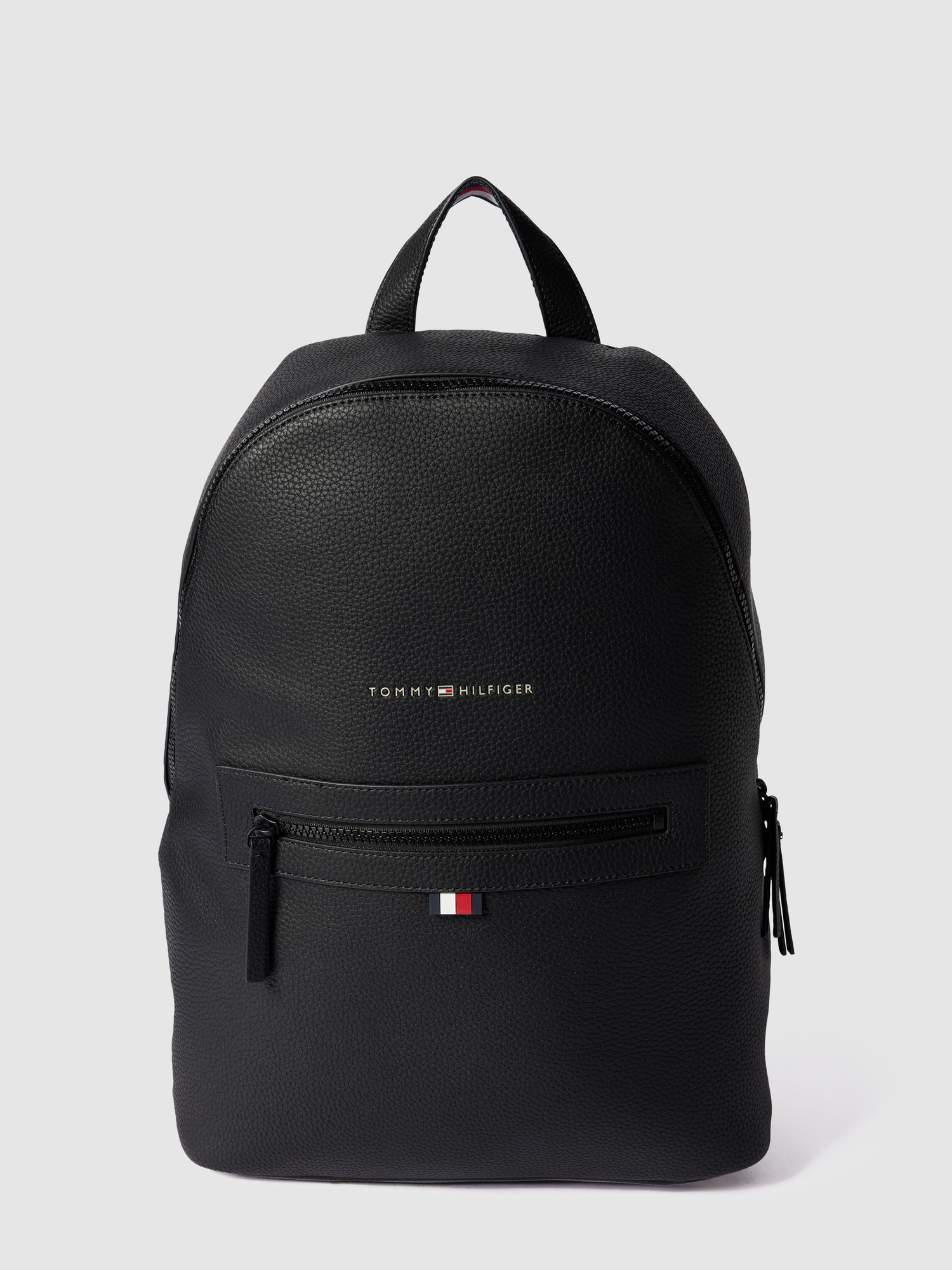 Tommy Hilfiger Herren Schwarz Rucksack Essential Pu Backpack Am0am09503 - Image 8