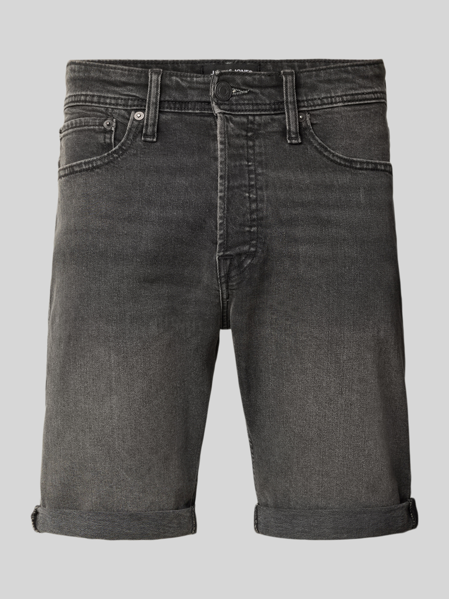 Jack & Jones Herren Jeans Shorts Regular Fit S Anthrazit