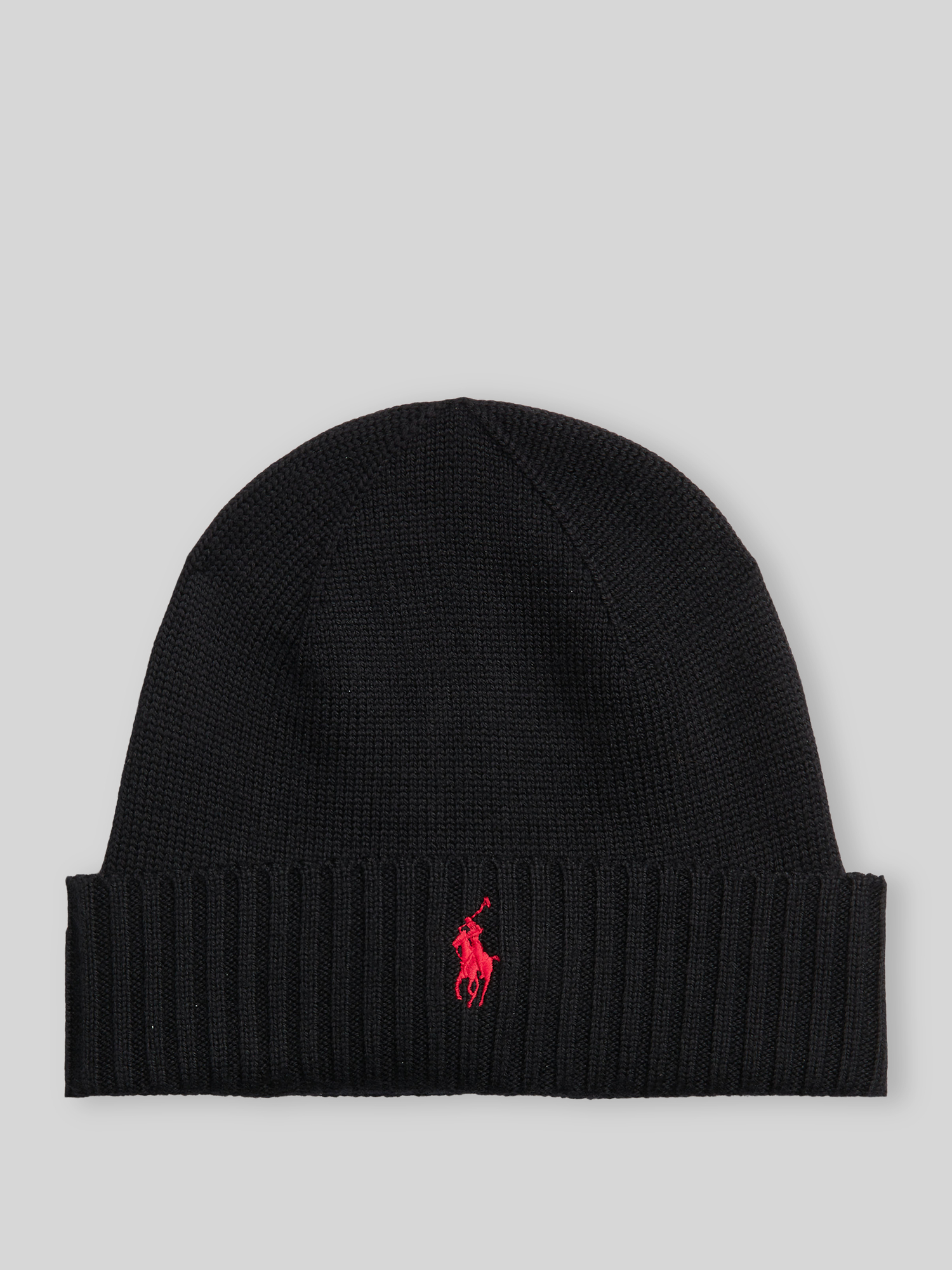 Polo Ralph Lauren Schwarz Merino Wool Beanie - Image 10