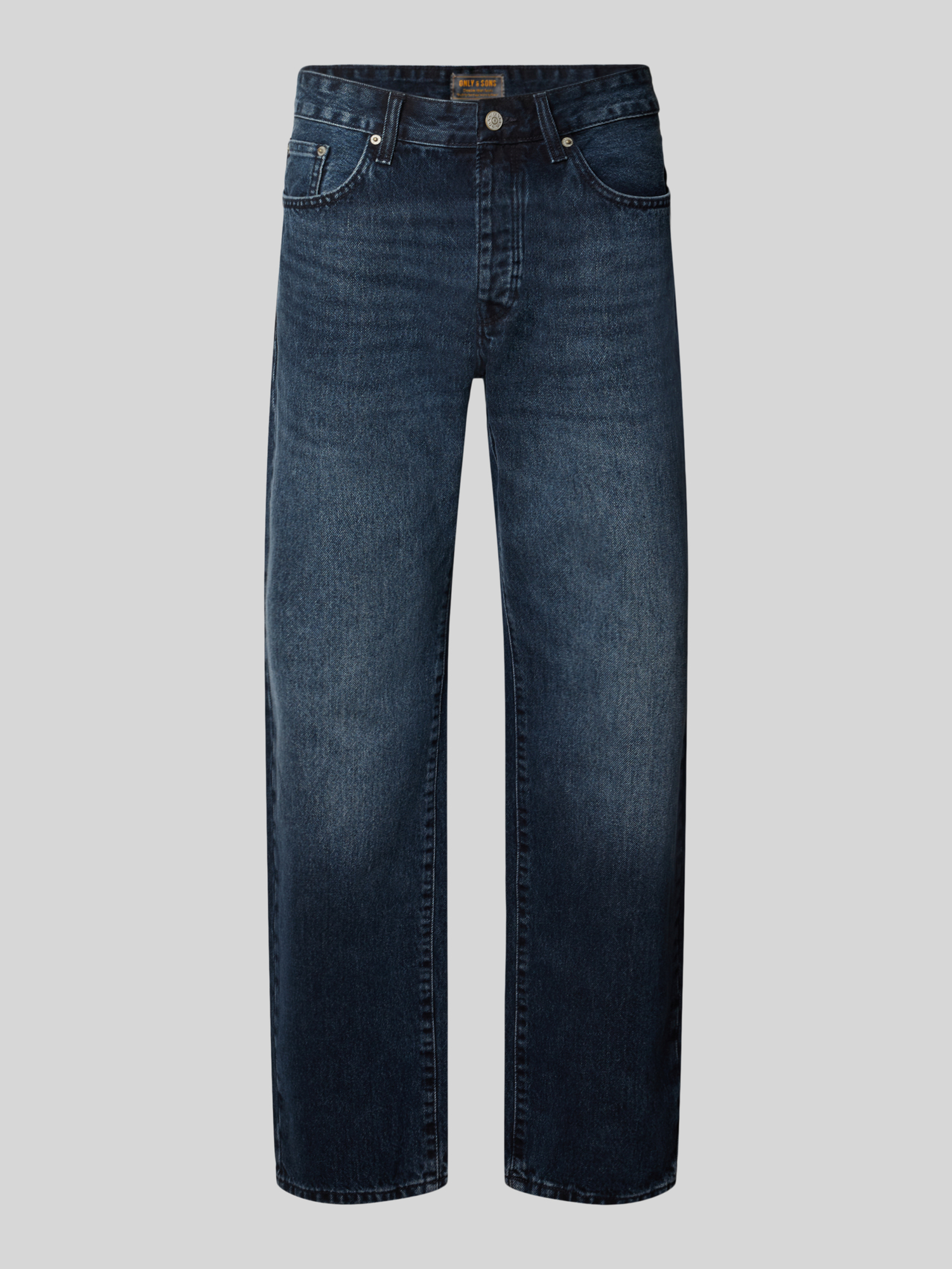 Only & Sons Herren Dunkelblau Straight Leg Jeans, Blau, Gr. 34/34