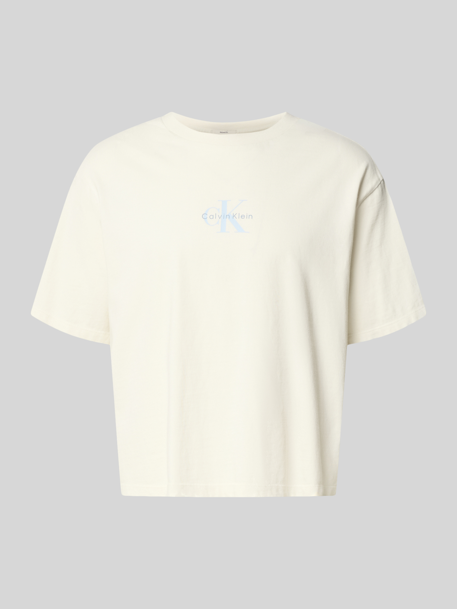 Calvin Klein Jeans - Herren T-Shirt - Baumwolle - XL - Offwhite