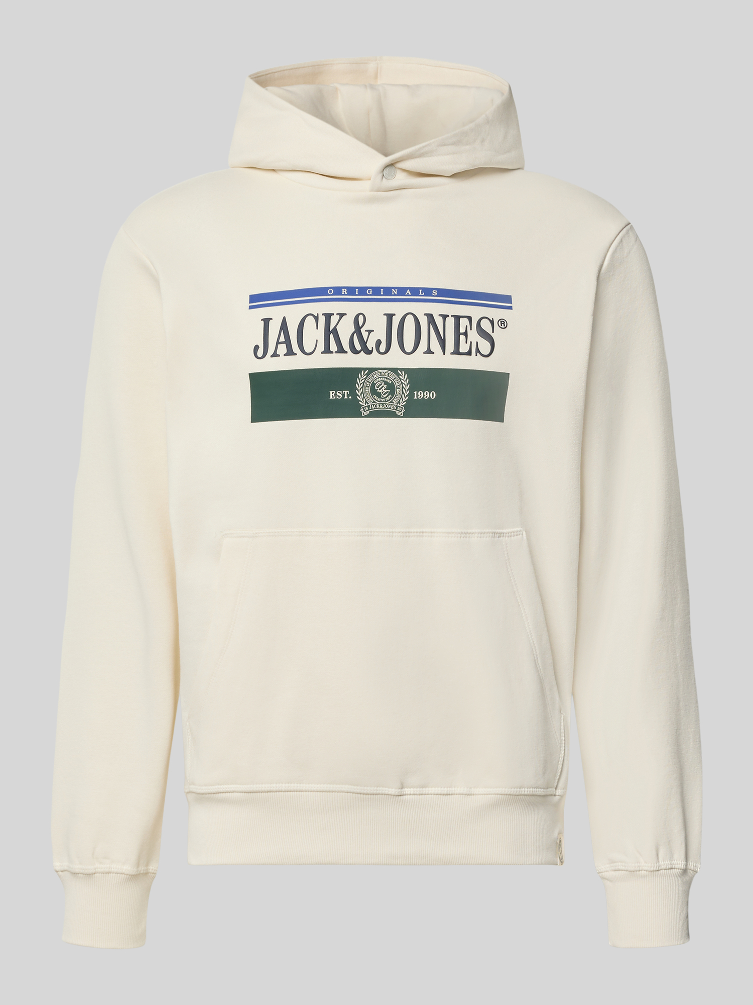 Jack & Jones Herren Offwhite Hoodies, Beige, Gr. Xl