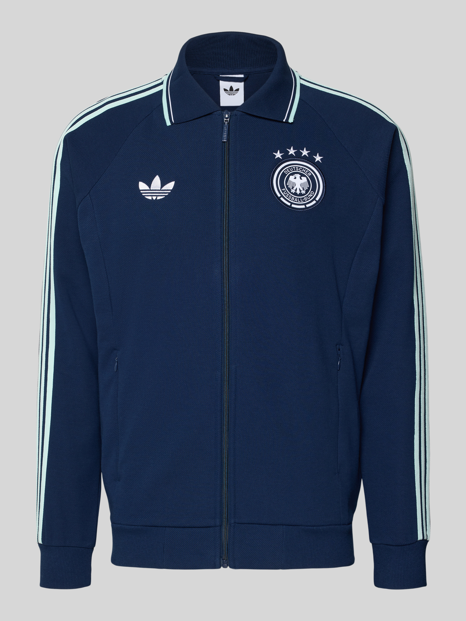 Adidas, Herren, Laufjacke, Deutschland Auswärts Anthem Jacke (M), Blau, M - Image 5