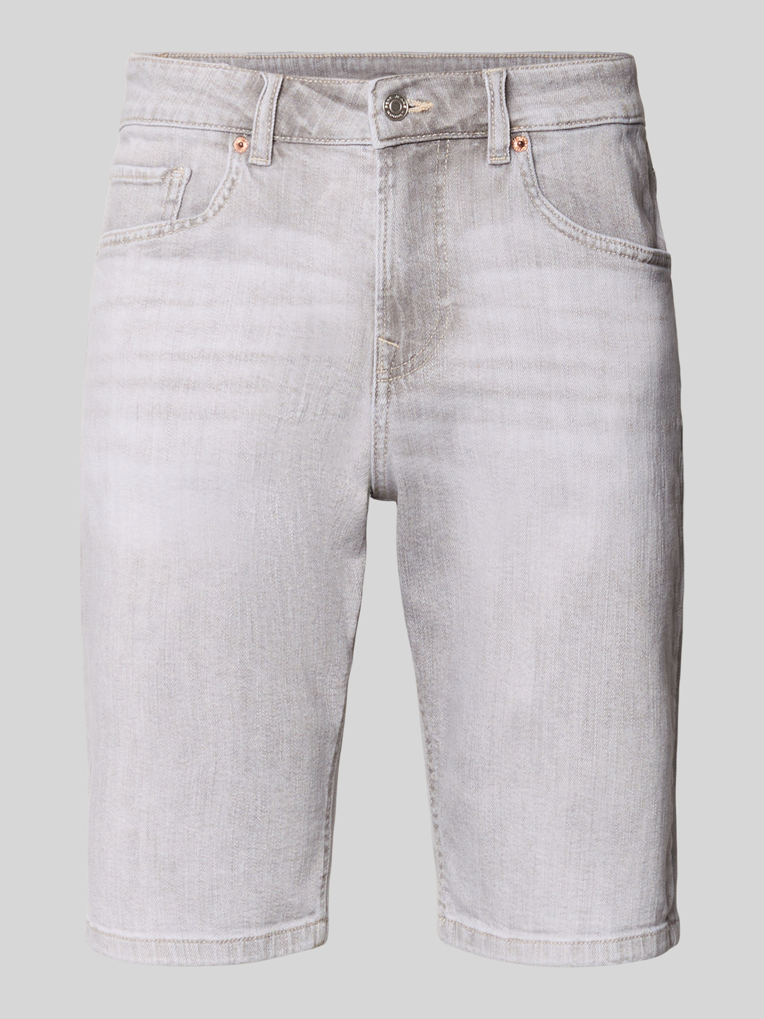 Pepe Jeans Herren Jeans-Shorts Regular Fit Hellgrau Größe 36
