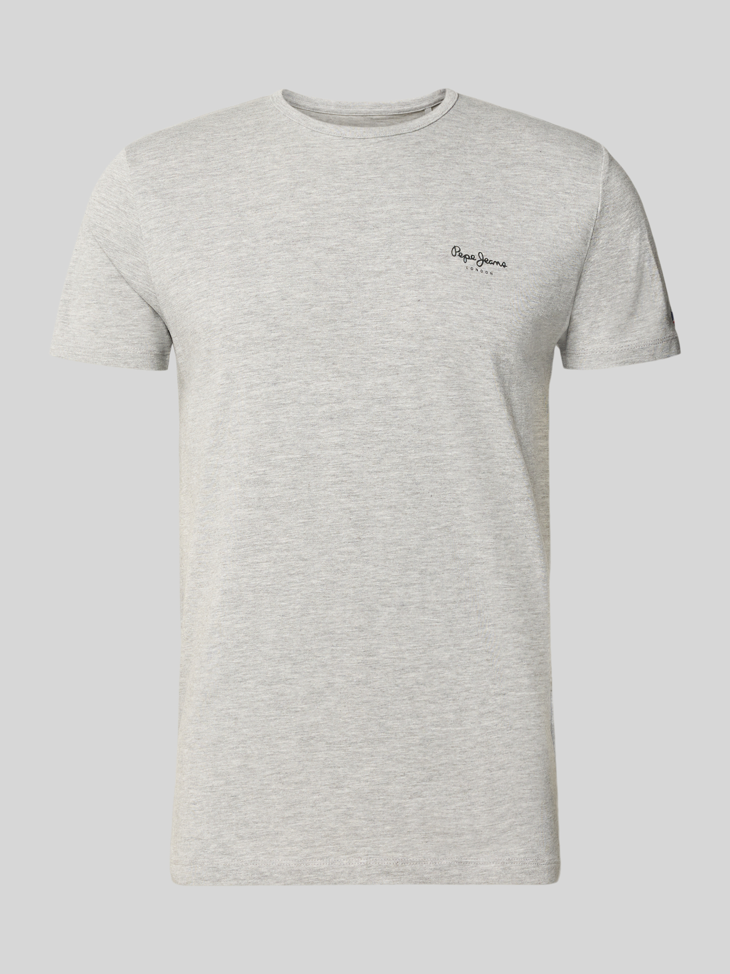 Pepe Jeans Herren Grau Marl Rundhalsshirt Slim Fit erhältlich in Größe M/XL/XXL von Baur - Bild 4