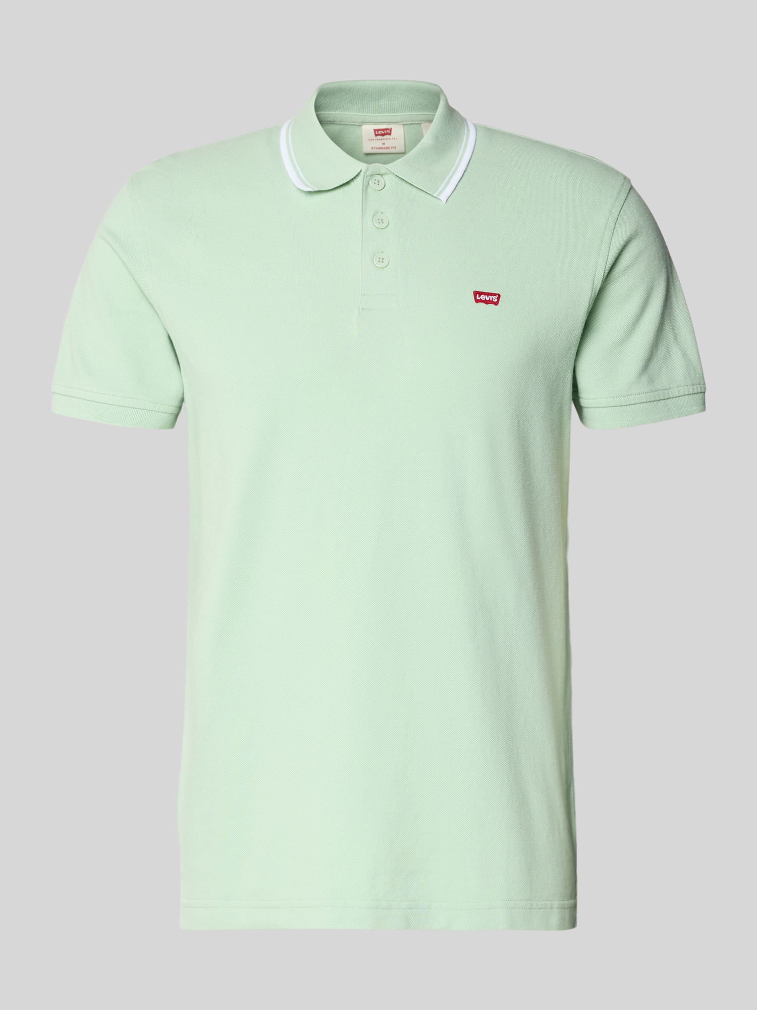 Levi's® Herren Poloshirt Gr. M Mint 100% Baumwolle