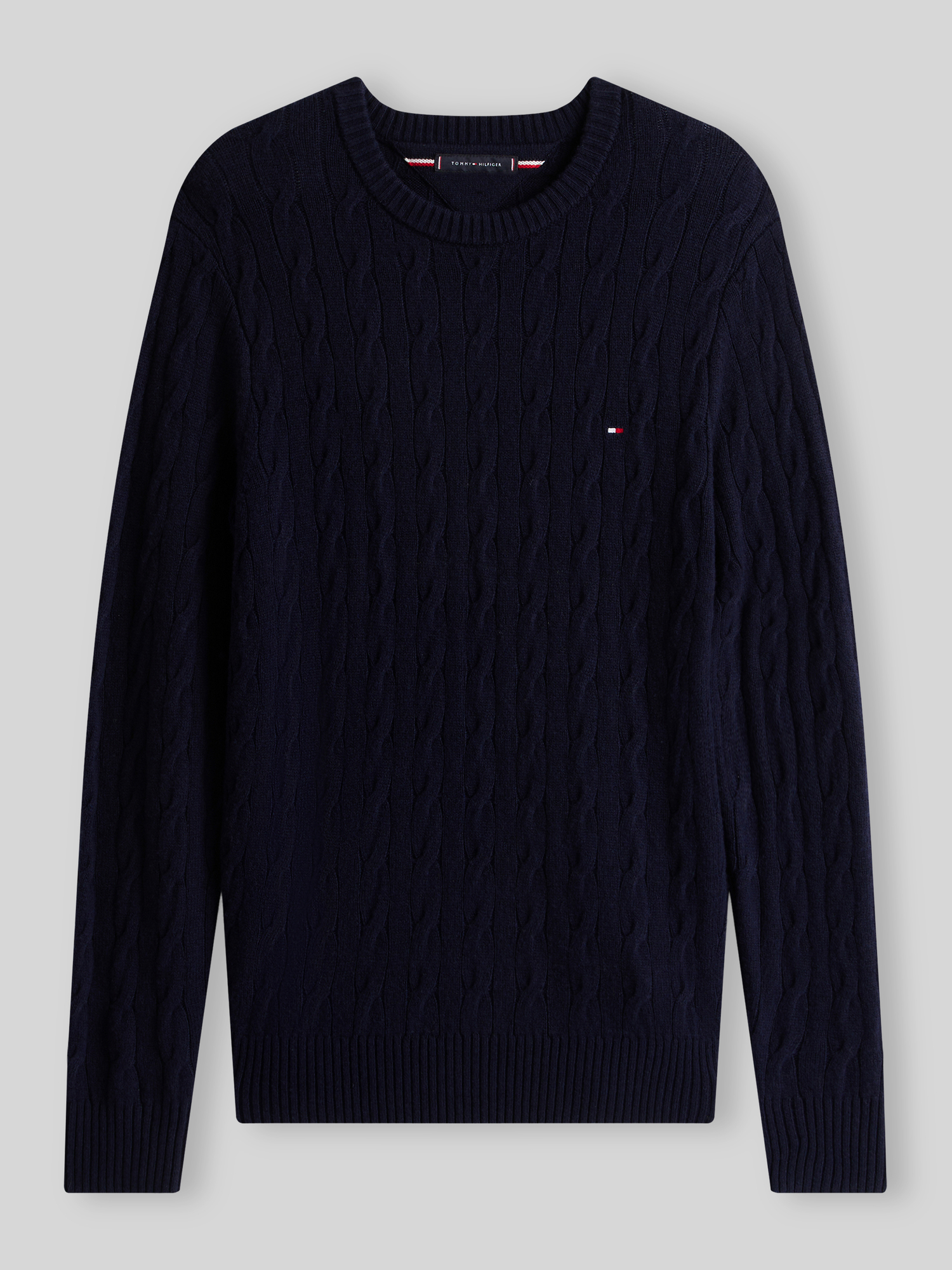 Tommy Hilfiger Herren Marine Pullover, Blau, Gr. L