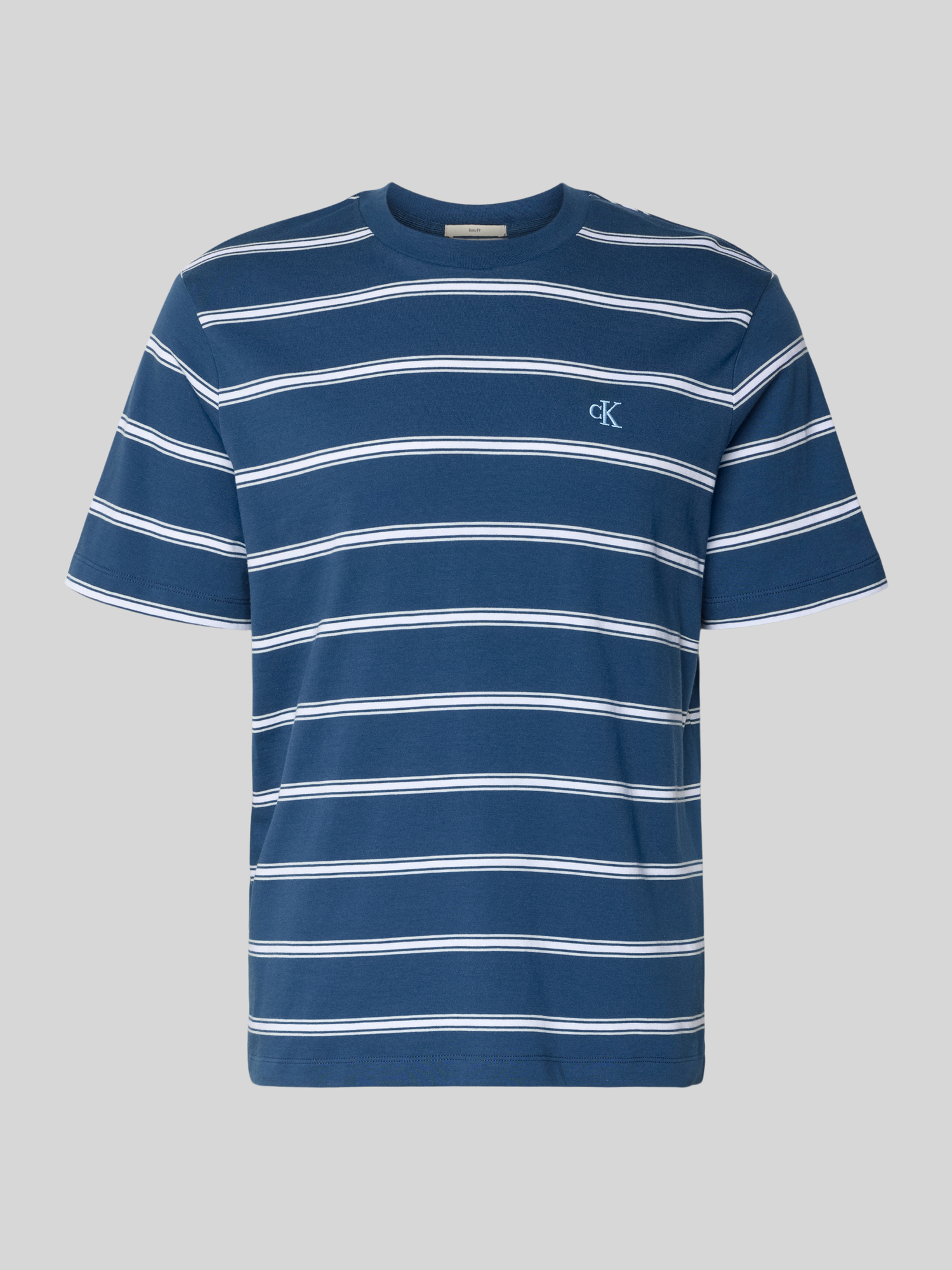 Calvin Klein Jeans - Herren T-Shirt - L - Marine - Baumwolle