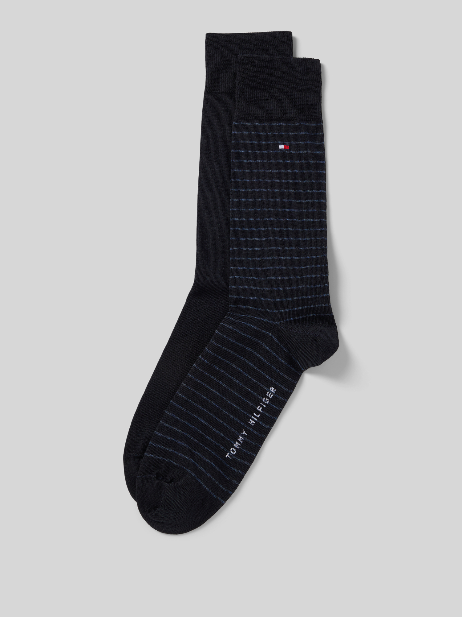 VAN GRAAF Tommy Hilfiger Herren Marine Socken Im 2Er-Pack Baumwolle Blau, Größe 43-46 - Bild 2
