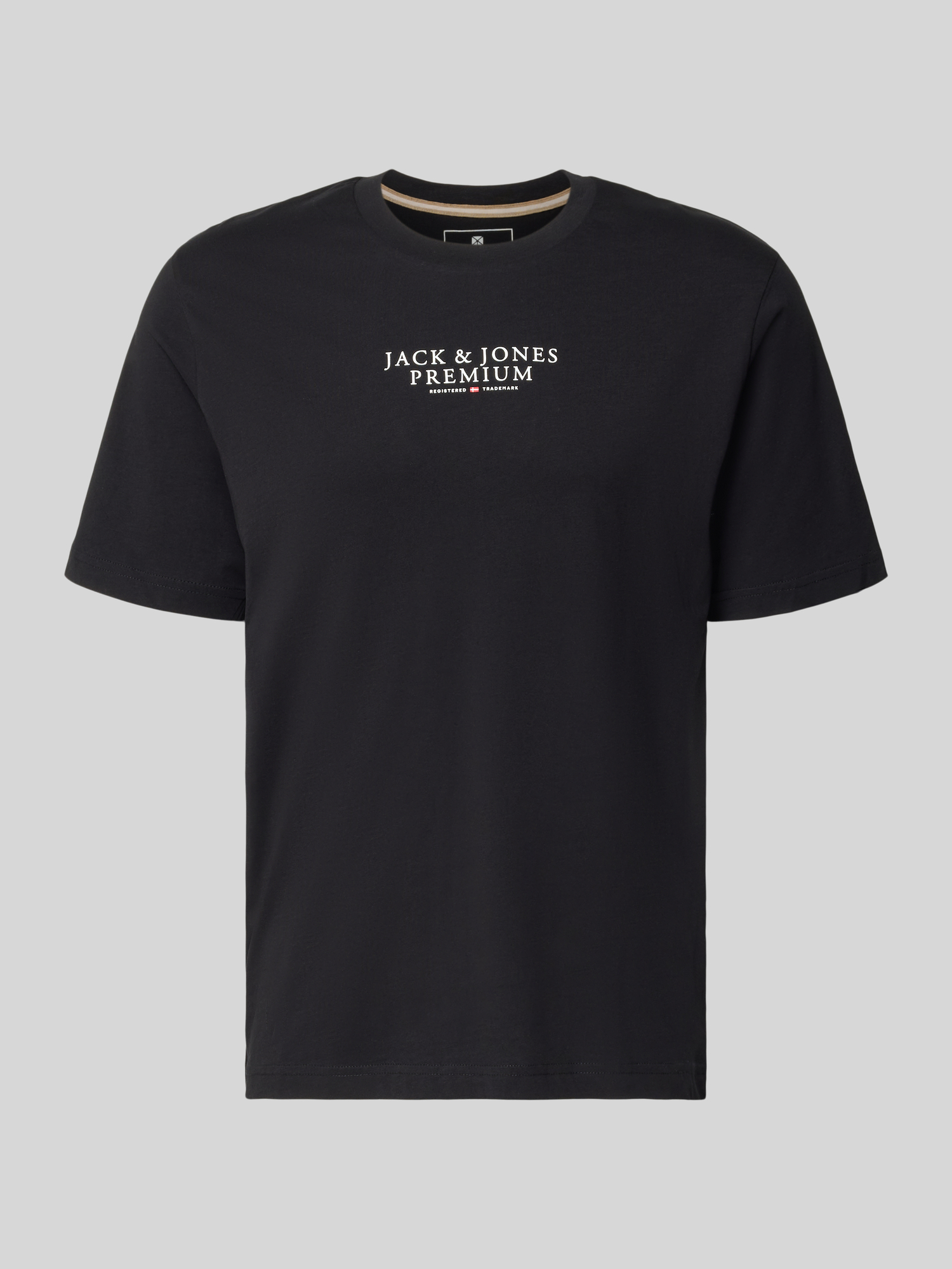 Jack & Jones Herren Schwarz T-Shirts, Gr. Übergröße Xxl
