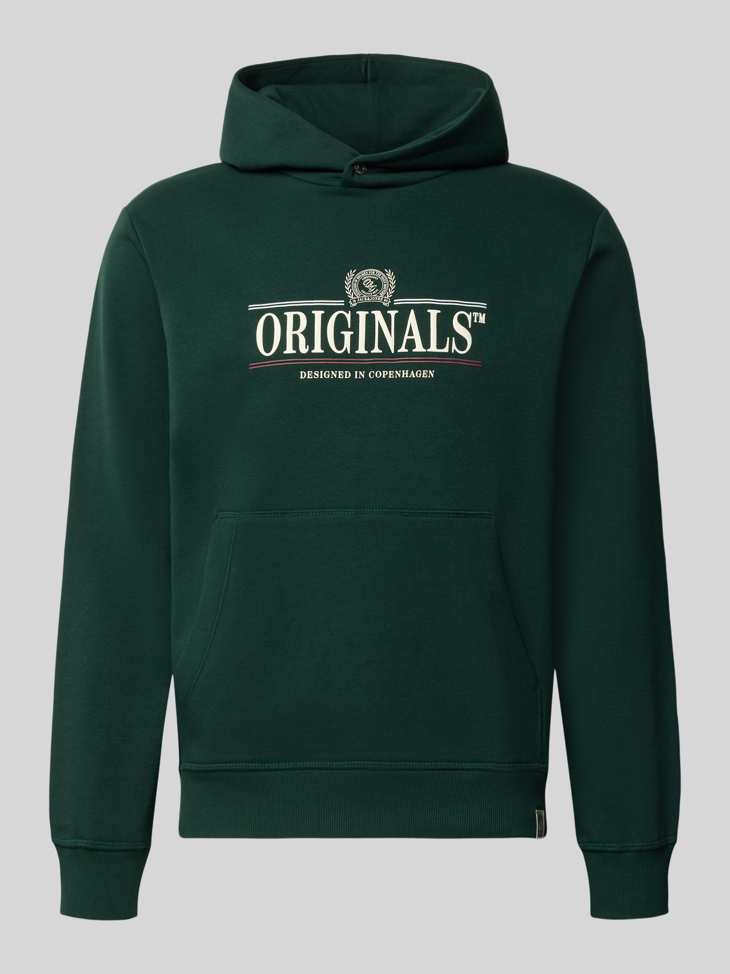 Jack & Jones - Herren - Hoodie - Frederiksberg - Dunkelgrün - S