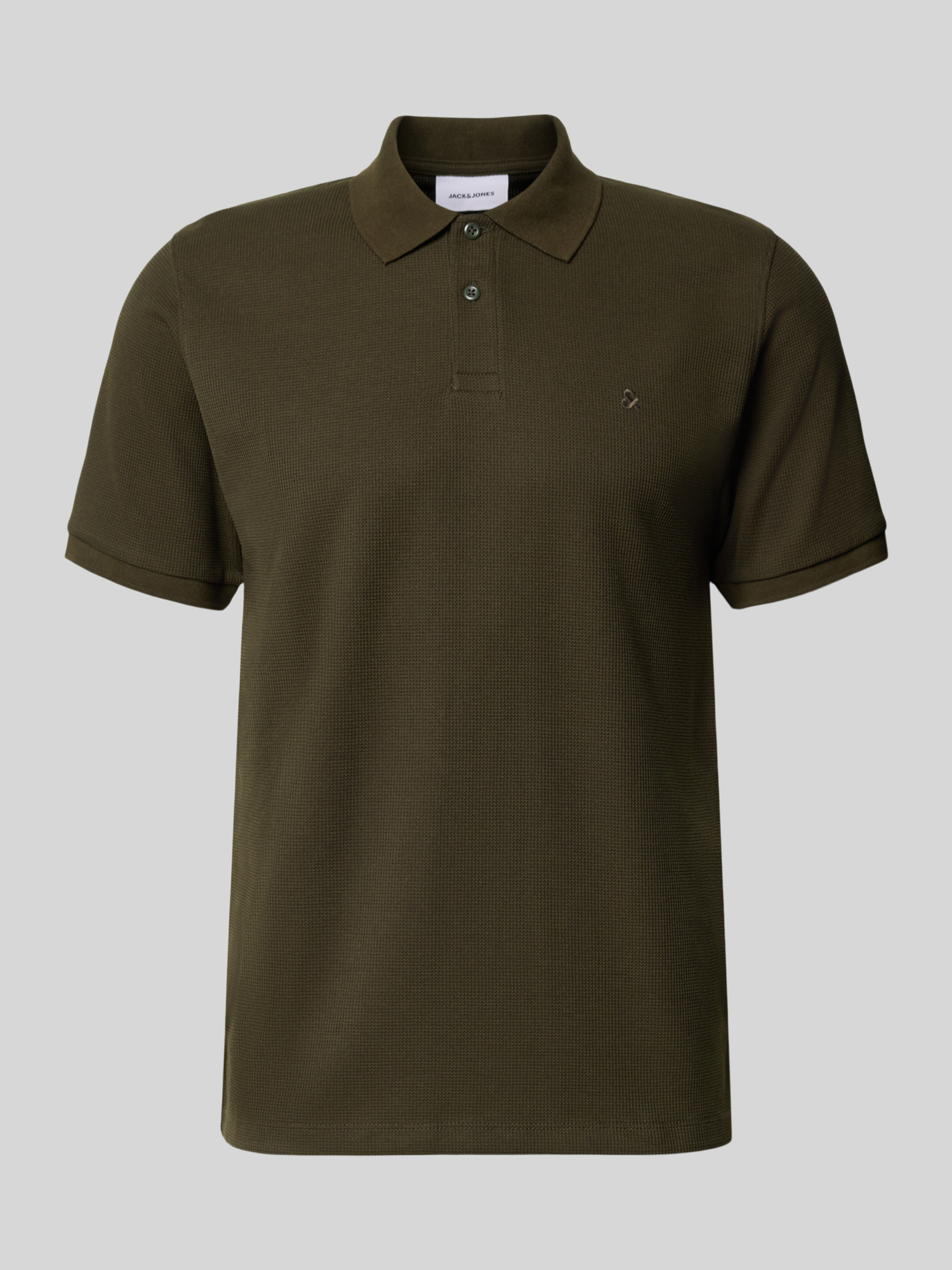 Jack & Jones Herren Mittelbraun Poloshirts, Braun, Gr. L